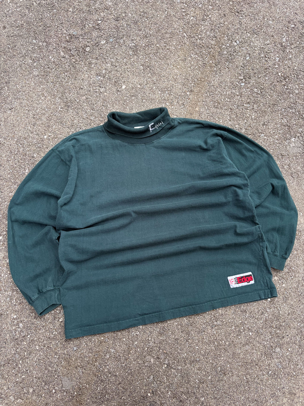 Vintage 1997 Philadelphia Eagles NFL Embroidered Long Sleeve Mock Neck T-Shirt Size Large