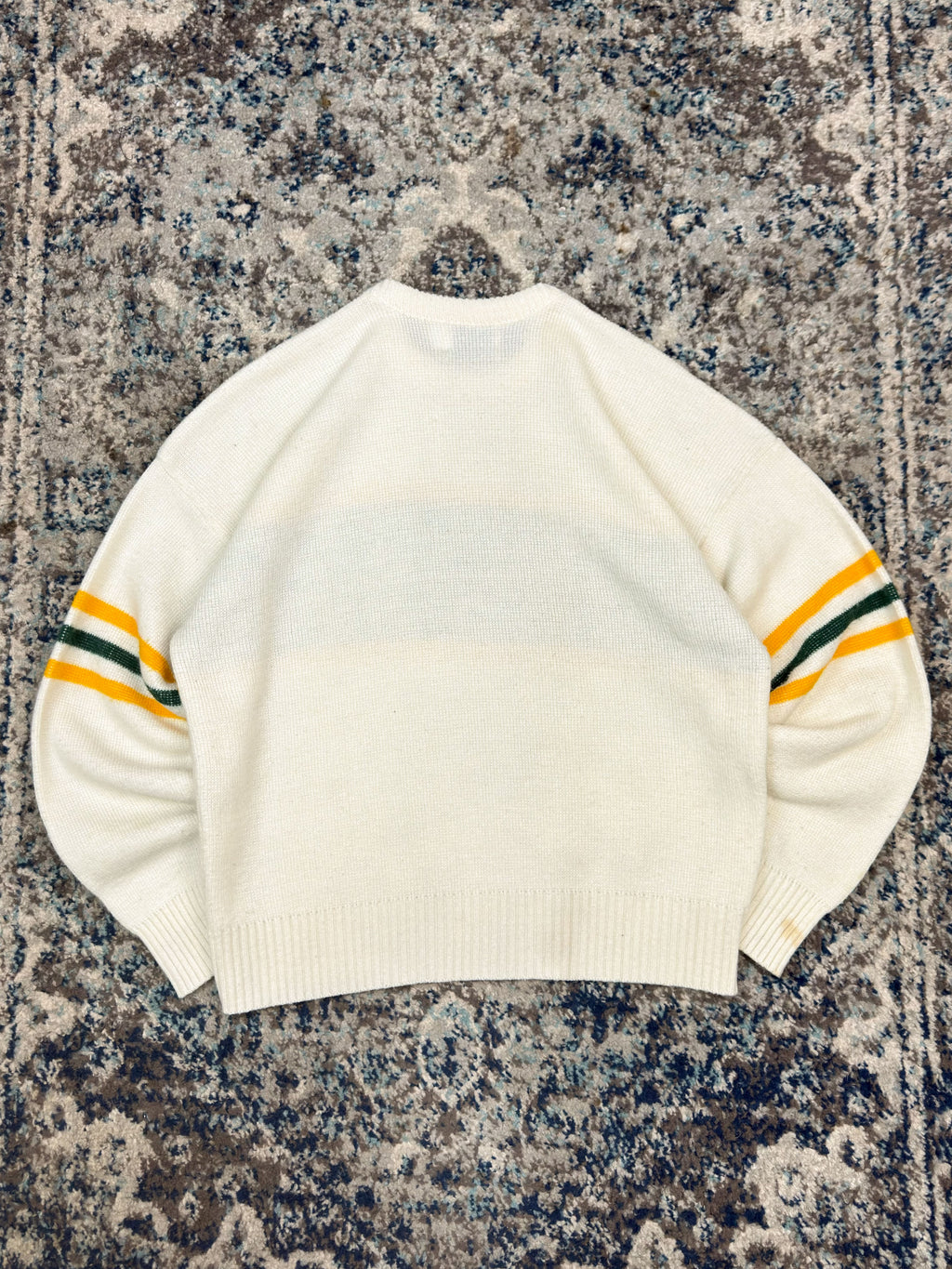 Vintage 80s/90s Green Bay Packers NFL Cliff Engle Pullover Knit Sweater Size Large