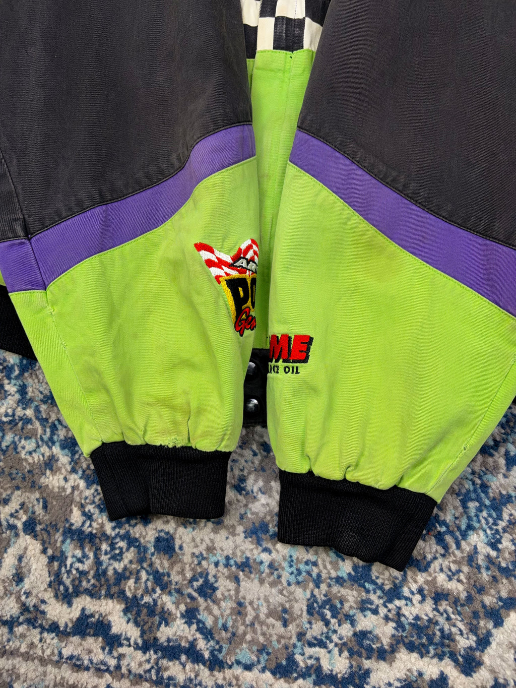 Vintage 80s/90s Team Arctic Cat SND-PRO 440 Embroidered Snowmobile Jacket Size Large