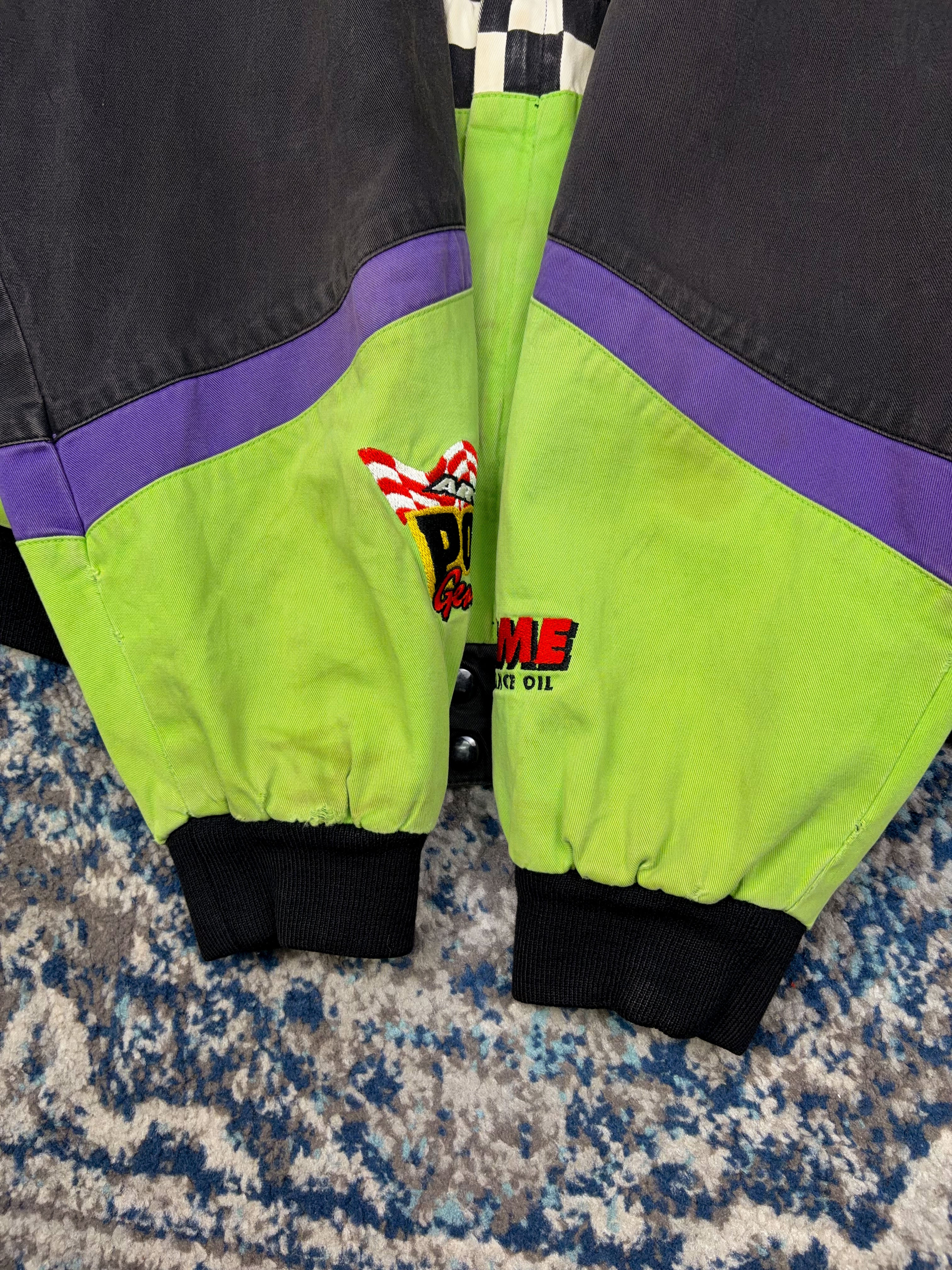 Vintage 80s/90s Team Arctic Cat SND-PRO 440 Embroidered Snowmobile Jacket Size Large