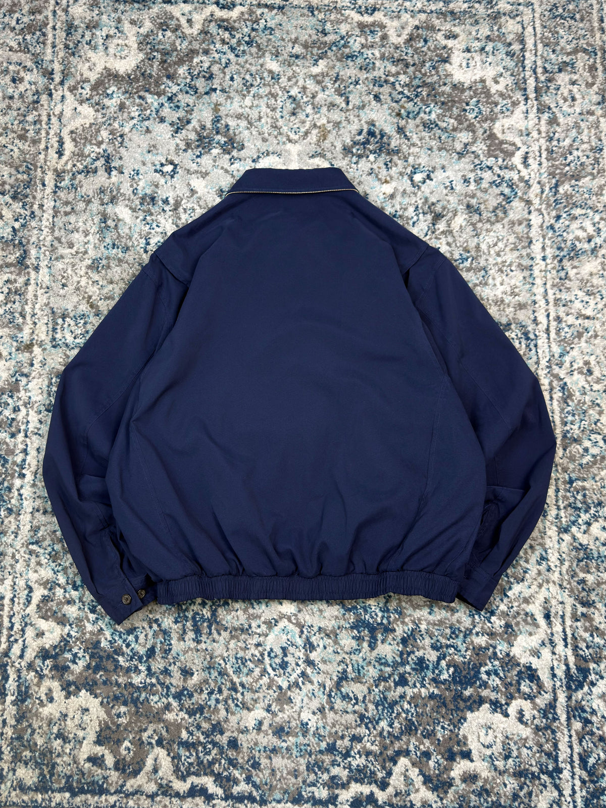 Vintage Polo Ralph Lauren Embroidered Pony Full Zip Harrington Jacket Size Large
