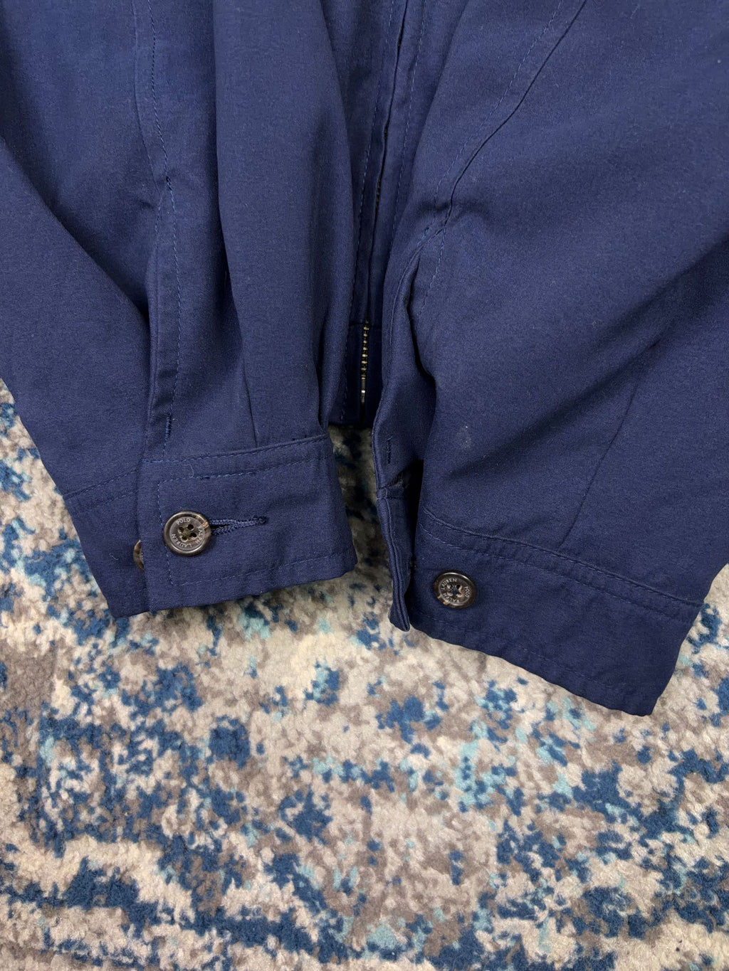 Vintage Polo Ralph Lauren Embroidered Pony Full Zip Harrington Jacket Size Large