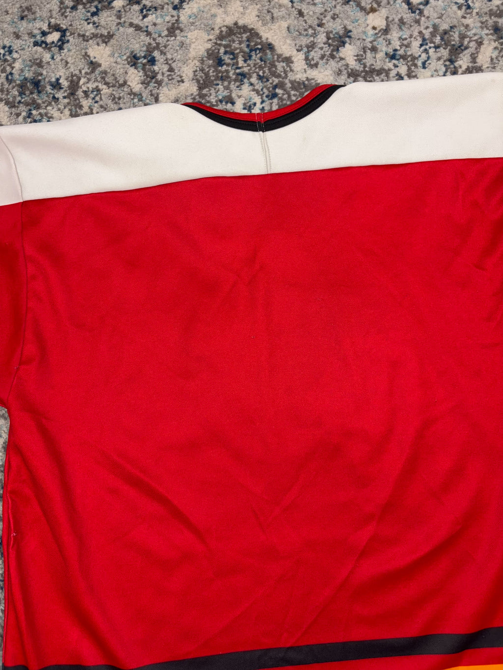 Vintage 90s Calgary Flames NHL CCM Stitched Hockey Jersey Size Large