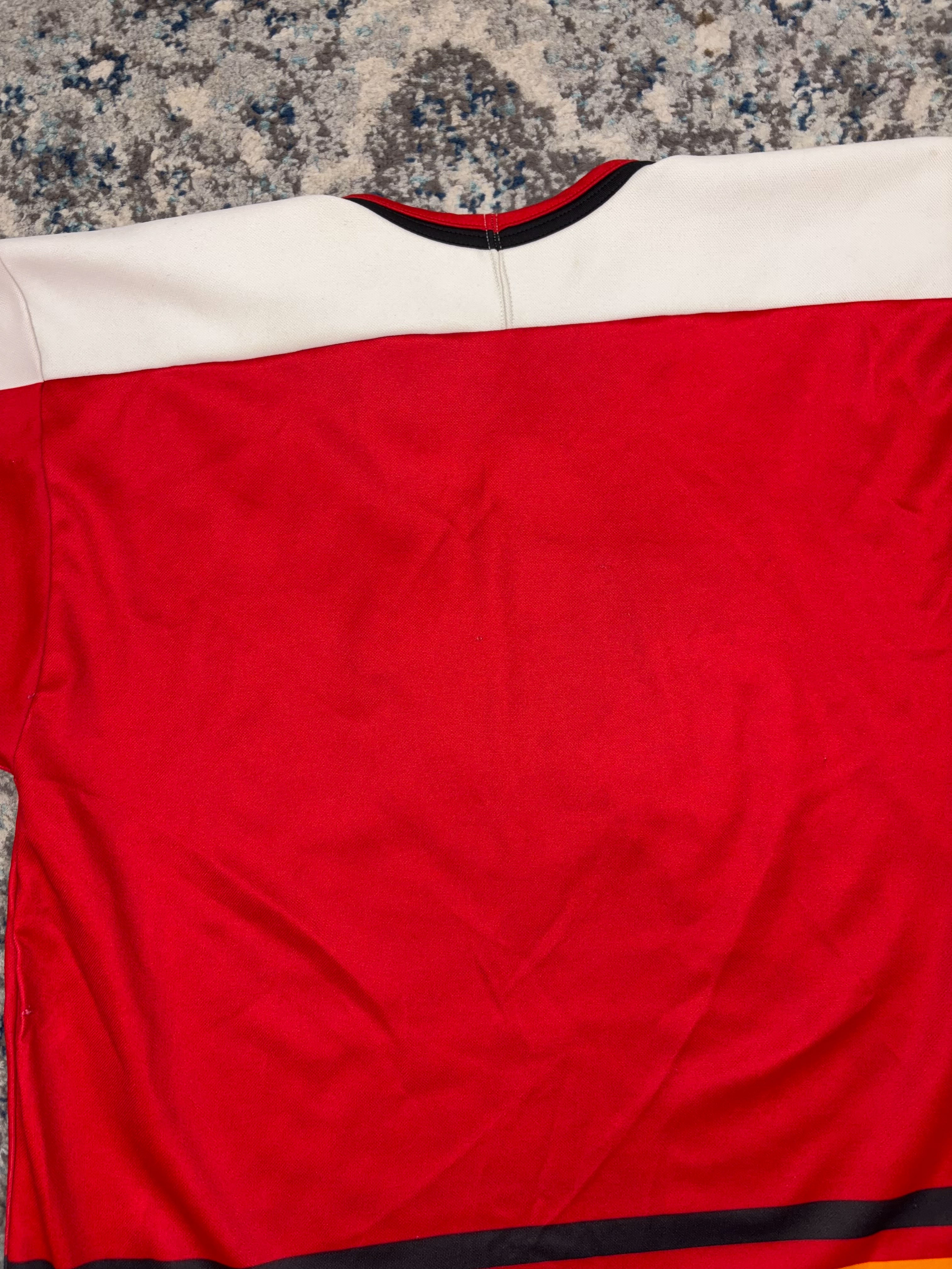 Vintage 90s Calgary Flames NHL CCM Stitched Hockey Jersey Size Large