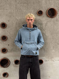 Levis Sutro Light Wash Denim 1/2 Zip Anorak Jacket Size Small