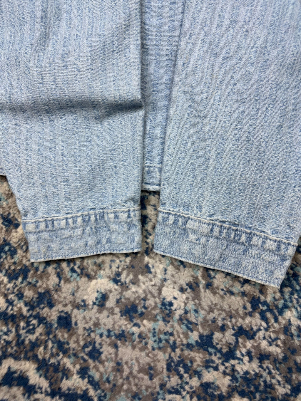 Levis Sutro Light Wash Denim 1/2 Zip Anorak Jacket Size Small