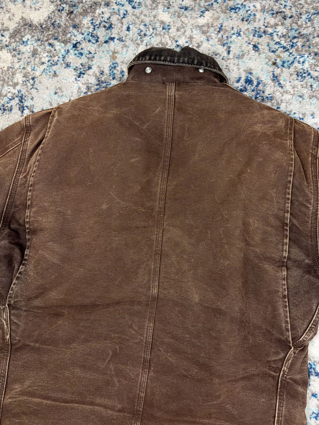 Vintage Carhartt Quilted Lined Canvas Workwear Arctic C26 DKB Jacket Size Medium