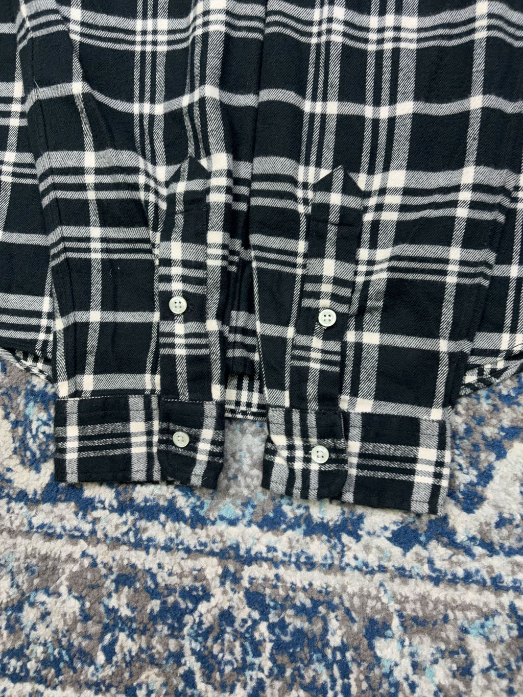 Vintage Polo Ralph Lauren Plaid Long Sleeve Double Pocket Button Up Shirt Size XL