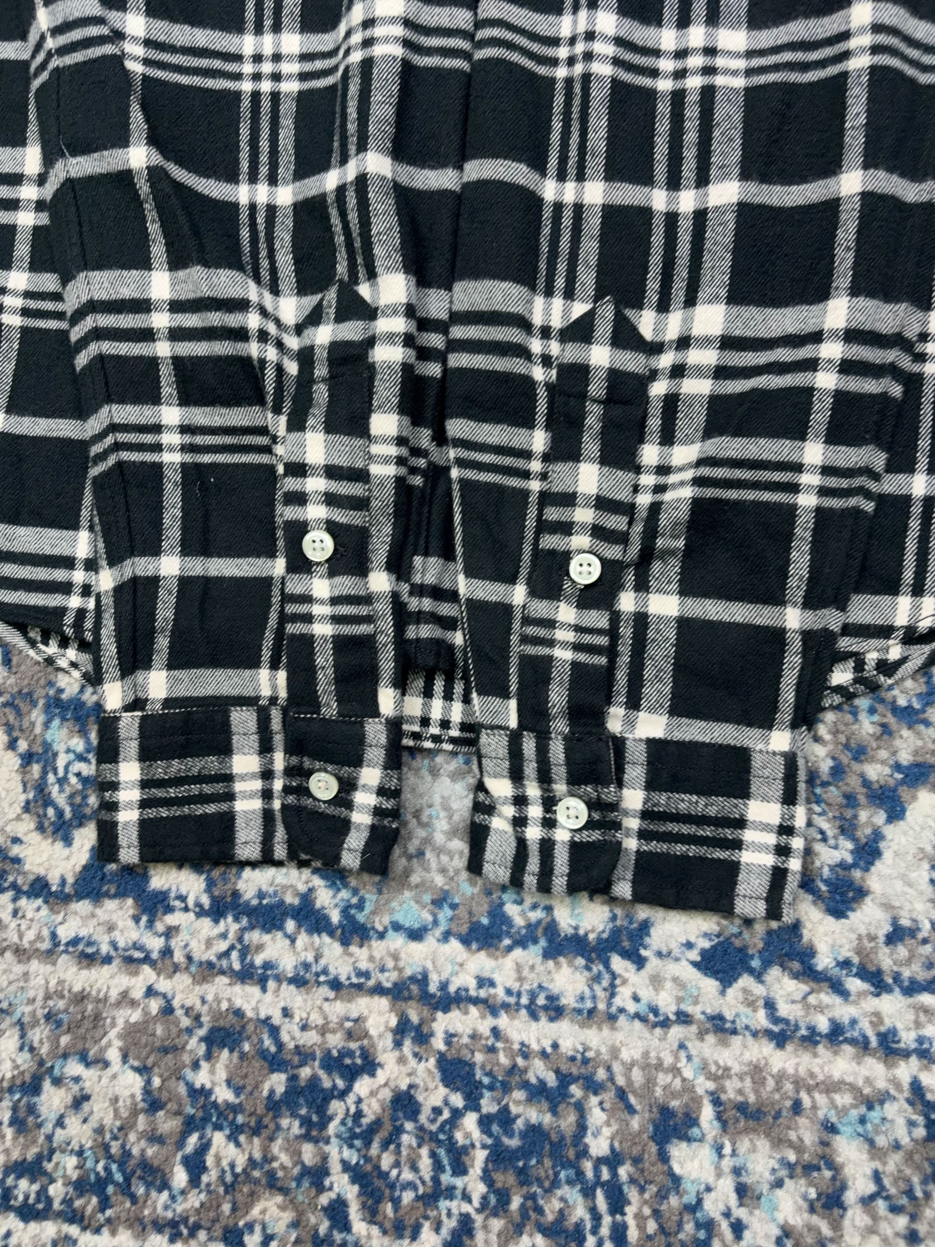 Vintage Polo Ralph Lauren Plaid Long Sleeve Double Pocket Button Up Shirt Size XL