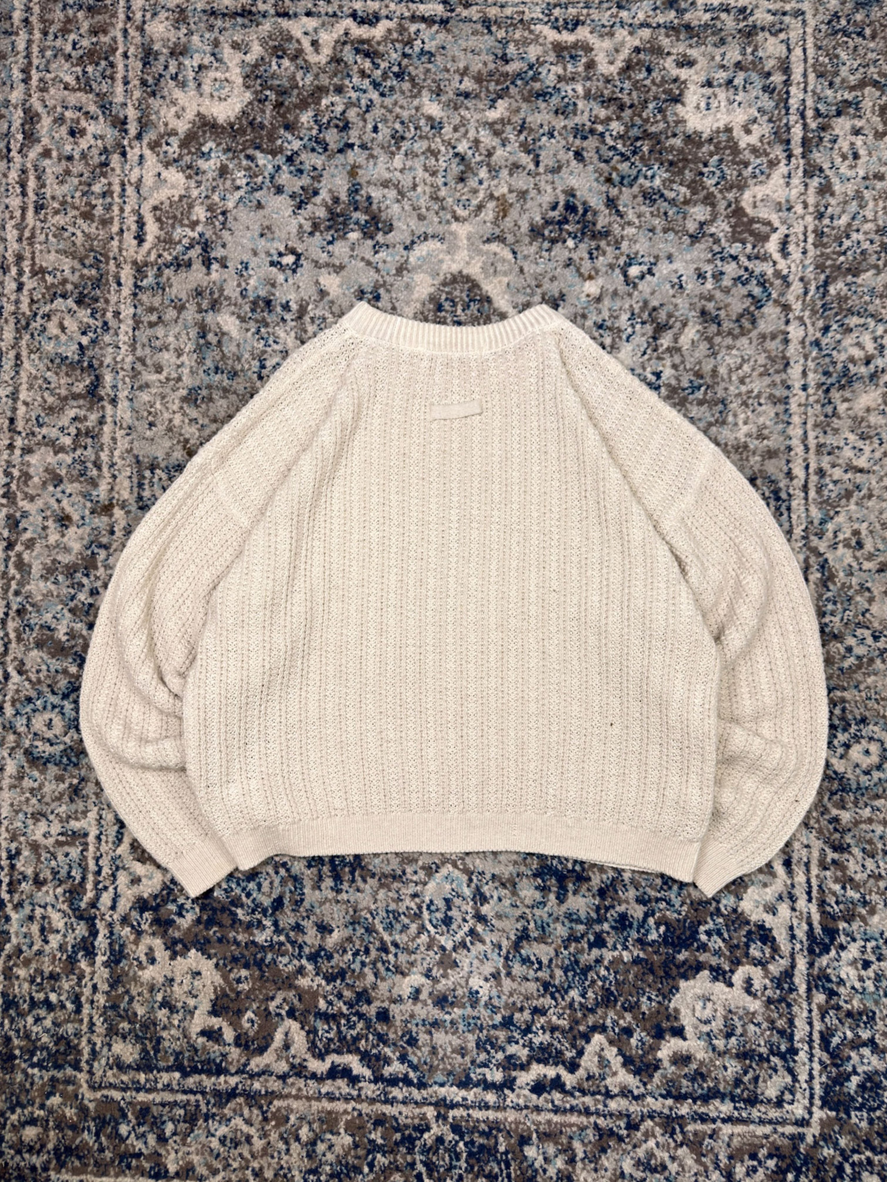 Vintage Basic Cable Knit Pullover Knit Sweater Size XL