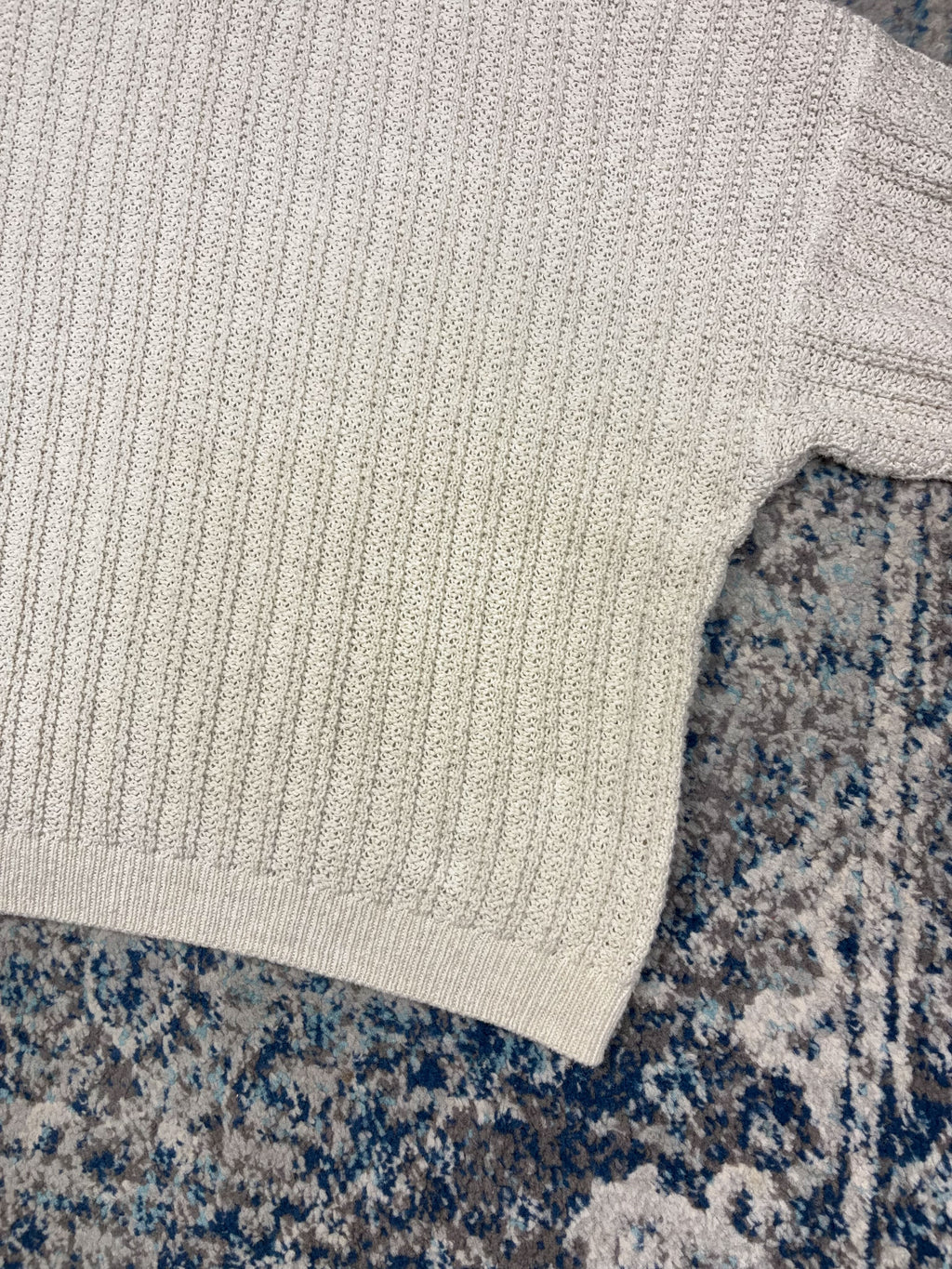Vintage Basic Cable Knit Pullover Knit Sweater Size XL