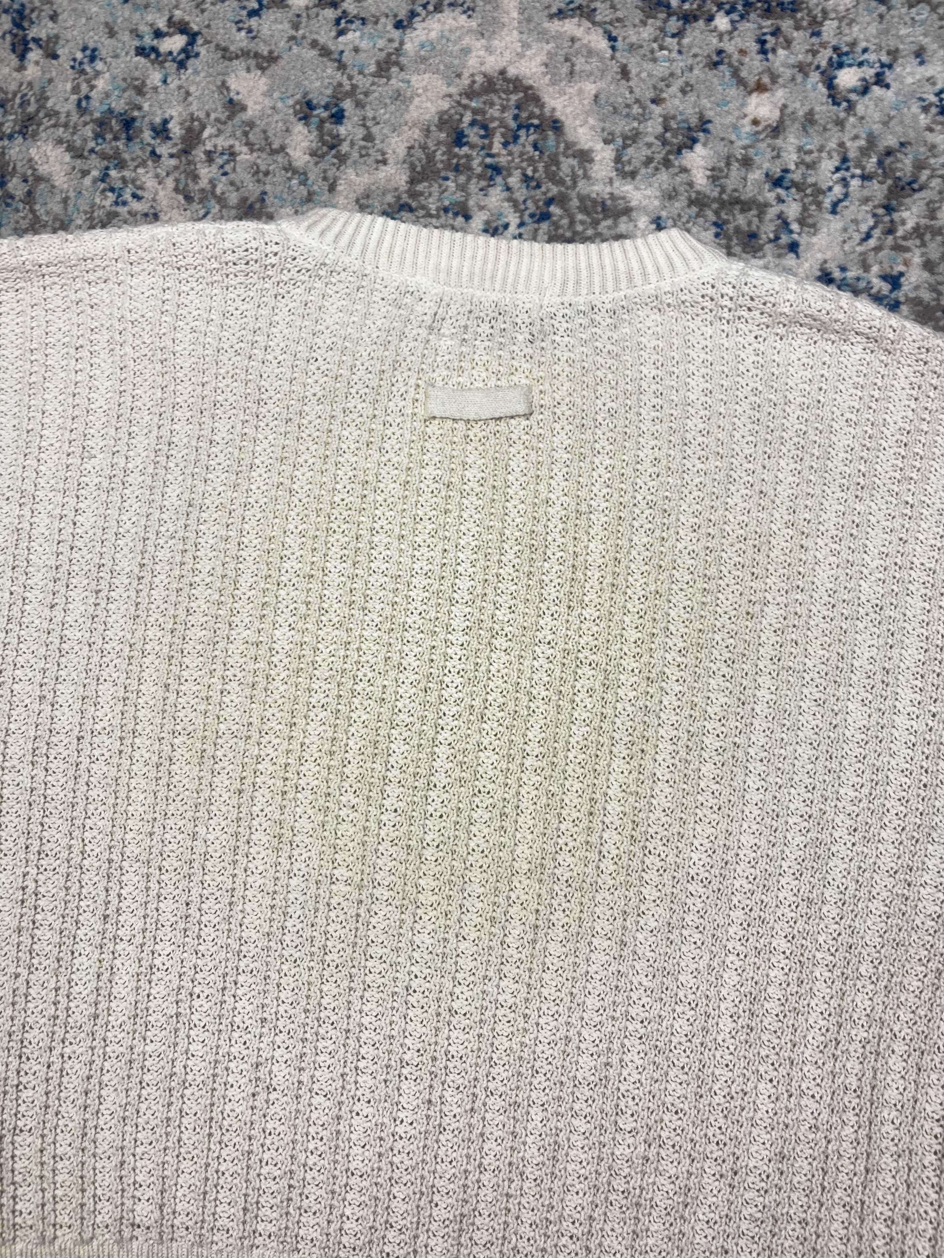 Vintage Basic Cable Knit Pullover Knit Sweater Size XL