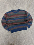 Vintage 90s Jantzen Classics Diamond Pattern Pullover Knit Sweater Size XL