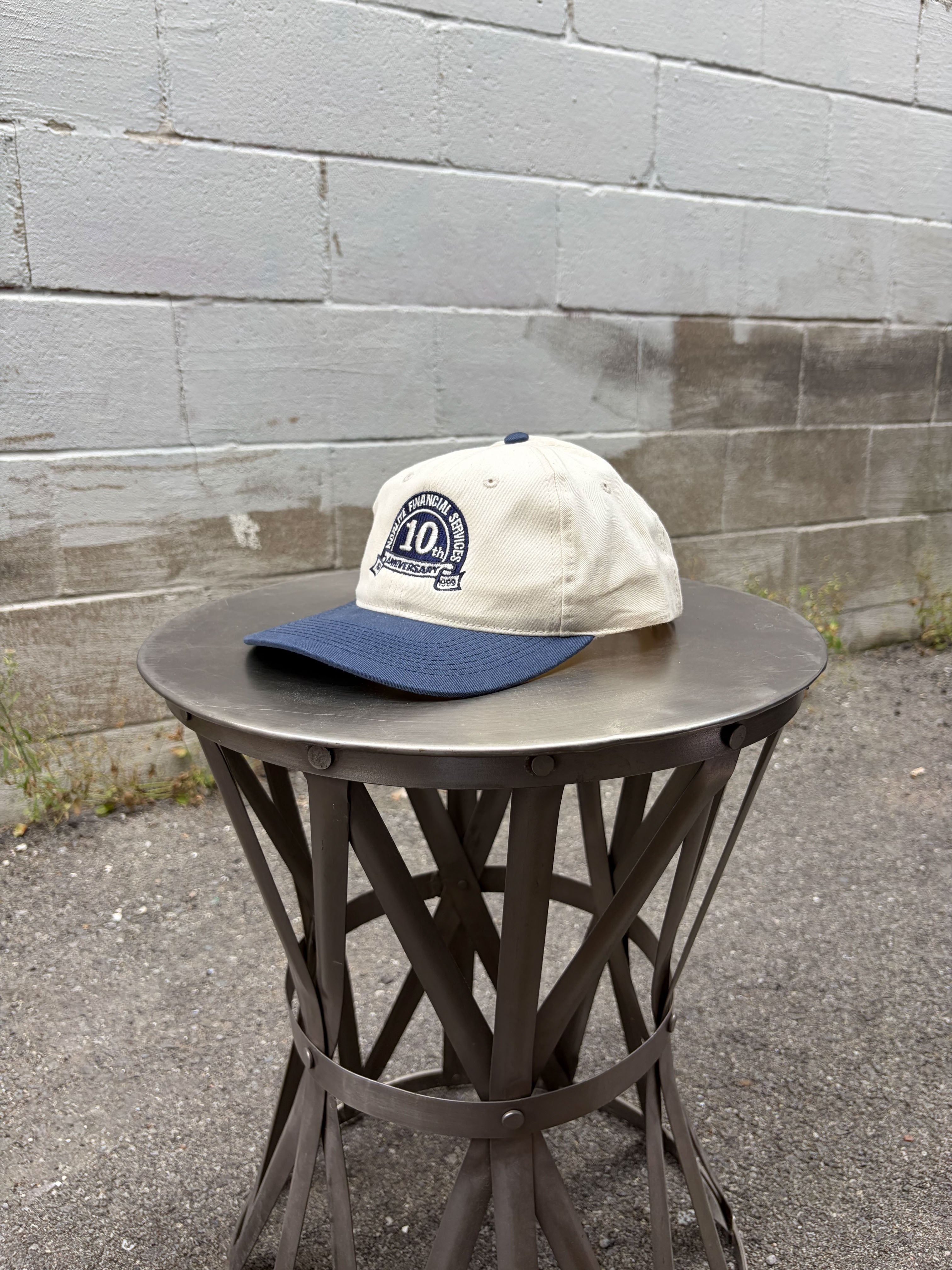 Vintage 1989 Norlite Financial Services 10th Anniversary Strapback Hat OSFA