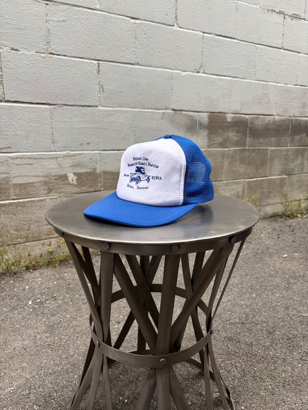 Vintage 1987 Wisconsin Capitol Dairyland Tour Trucker Snapback Hat OSFA
