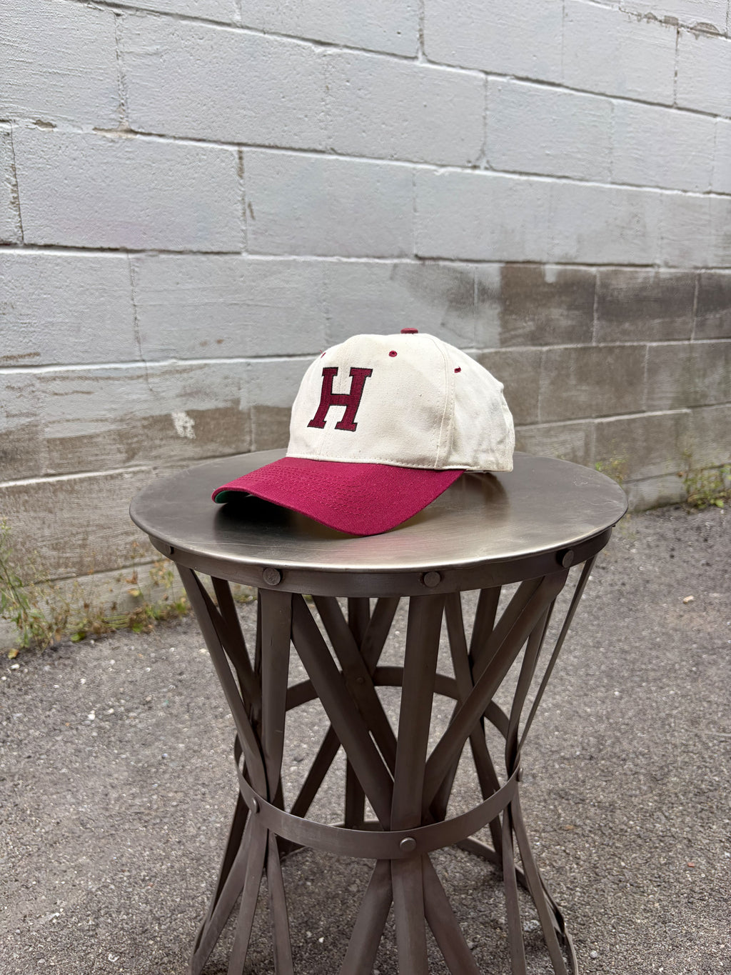 Vintage Hershey's Embroidered Logo Two Tone Snack Promo Snapback Hat OSFA