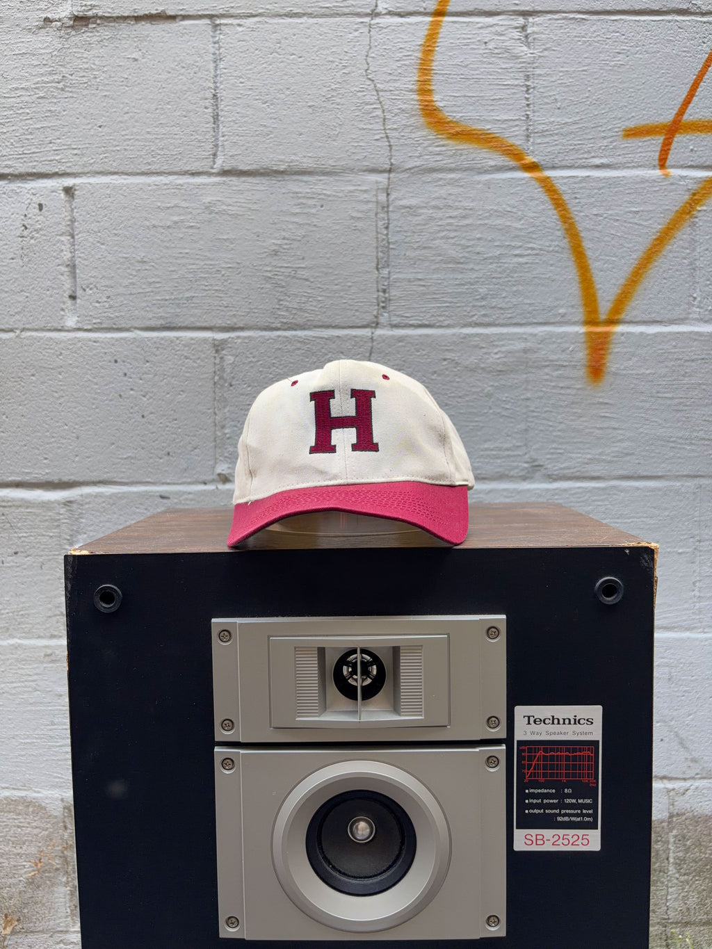 Vintage Hershey's Embroidered Logo Two Tone Snack Promo Snapback Hat OSFA