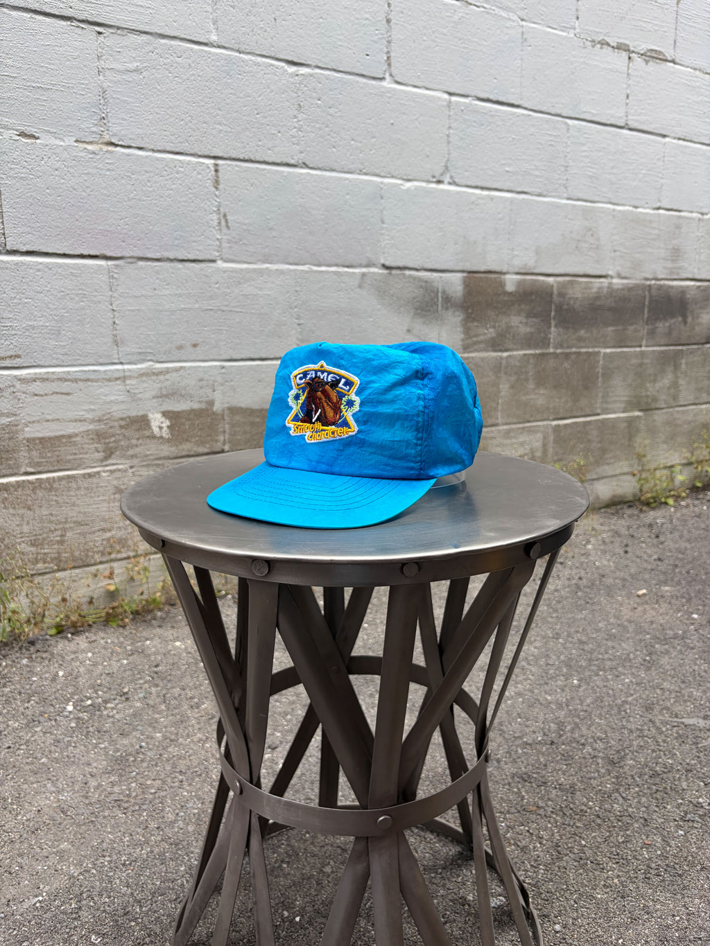 Vintage 80s/90s Camel Smooth Character Embroidered Logo Lightweight Snapback Hat OSFA