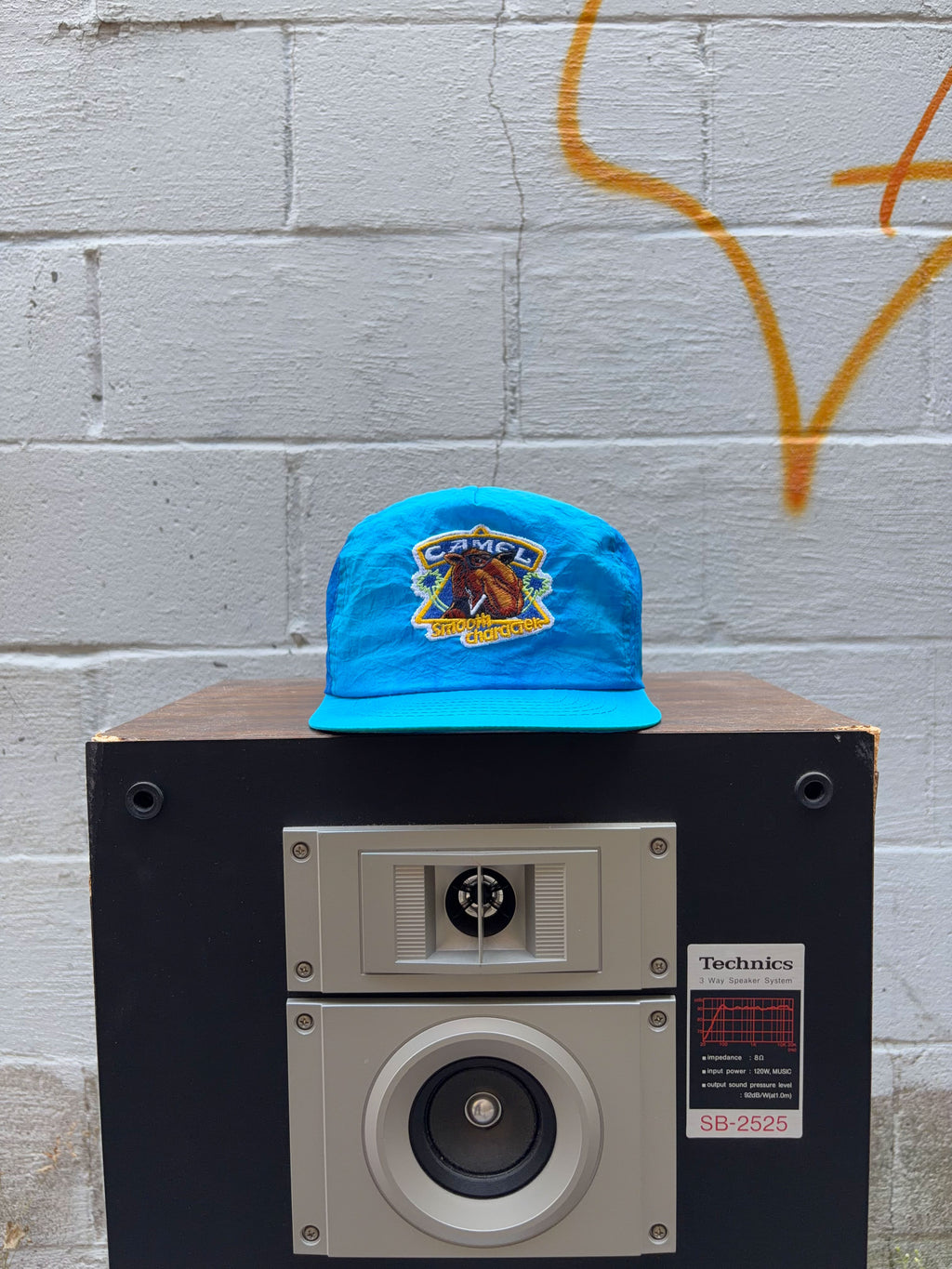 Vintage 80s/90s Camel Smooth Character Embroidered Logo Lightweight Snapback Hat OSFA