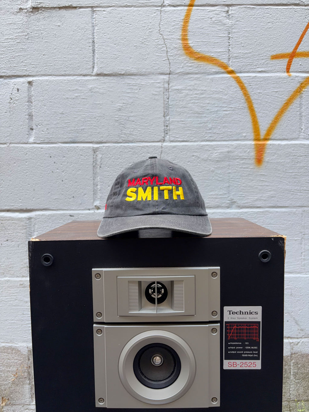 Vintage 90s Maryland Smith Alumni Embroidered Spellout Strapback Hat OSFA
