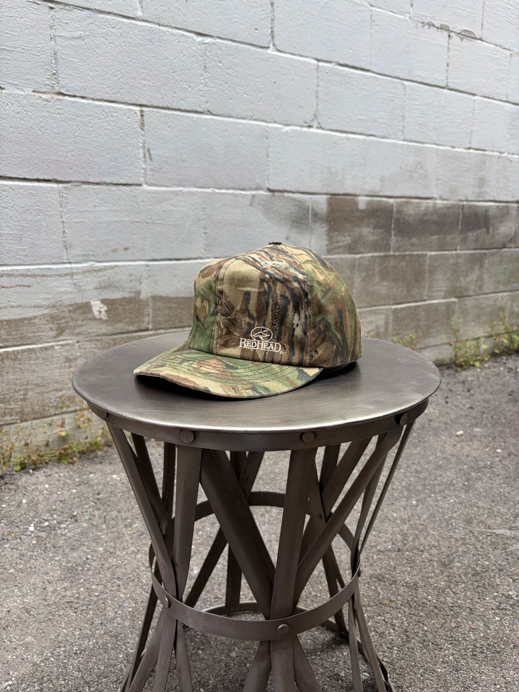 Vintage Redhead Embroidered Logo Realtree Camo Hunting Hat OSFA