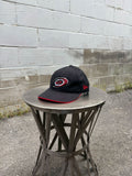 Vintage Carolina Hurricanes NHL Embroidered Logo New Era Twister Strapback Hat OSFA