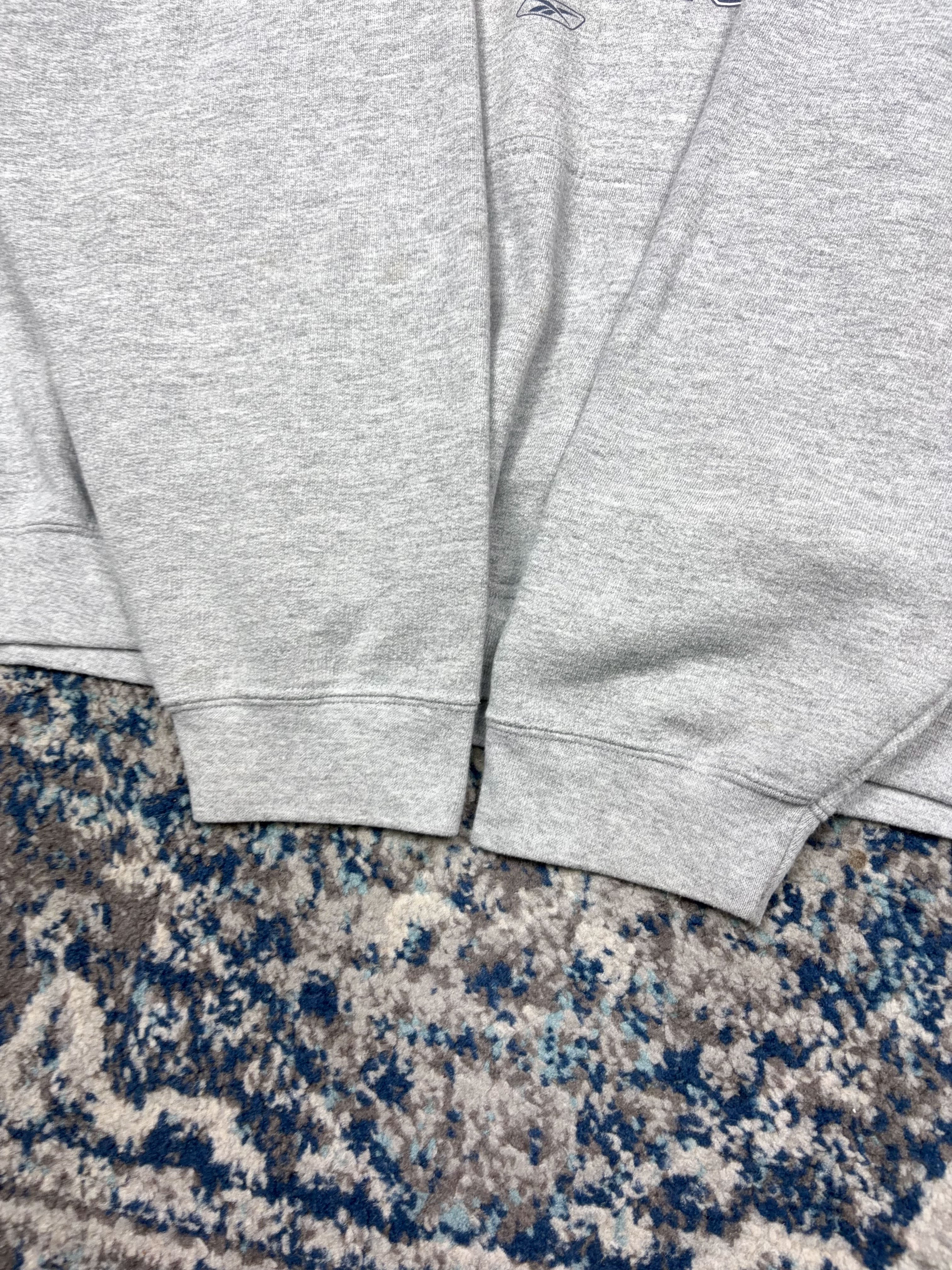 Vintage New England Patriots NFL Graphic Logo Spellout Hooded Sweatshirt Size XL