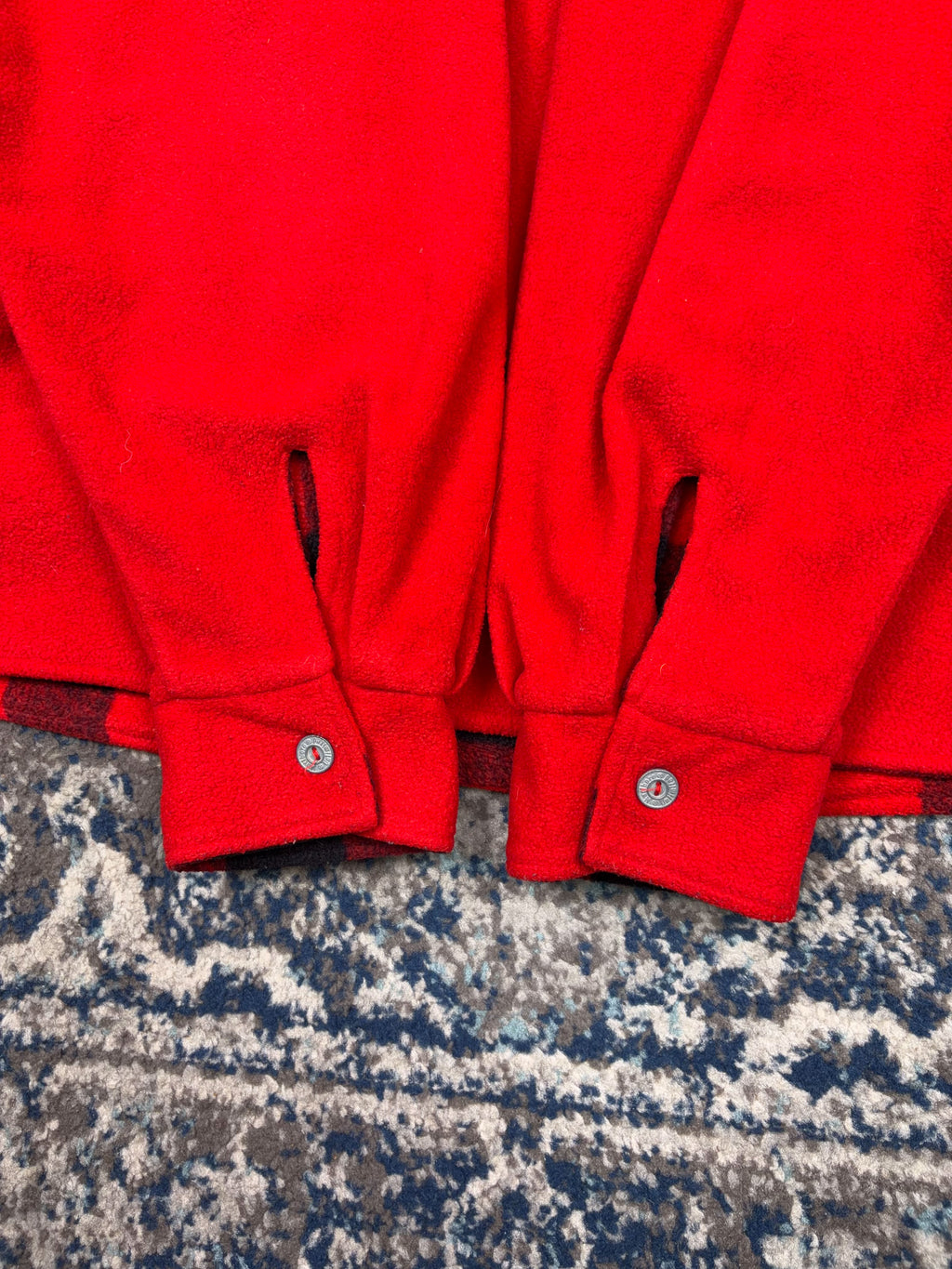 Vintage 90s Marlboro Unlimited Embroidered Logo Reversible Fleece 1/2 Zip Sweatshirt Size Large