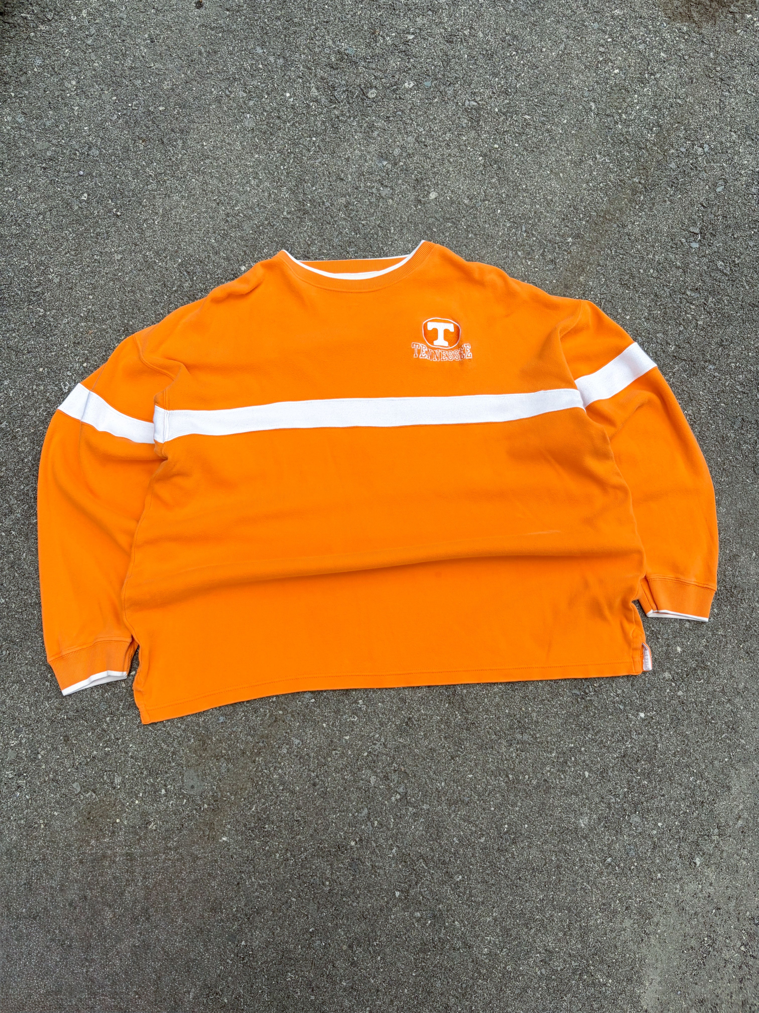 Vintage 90s Tennessee Volunteers NCAA Embroidered Logo Sweatshirt Size Large