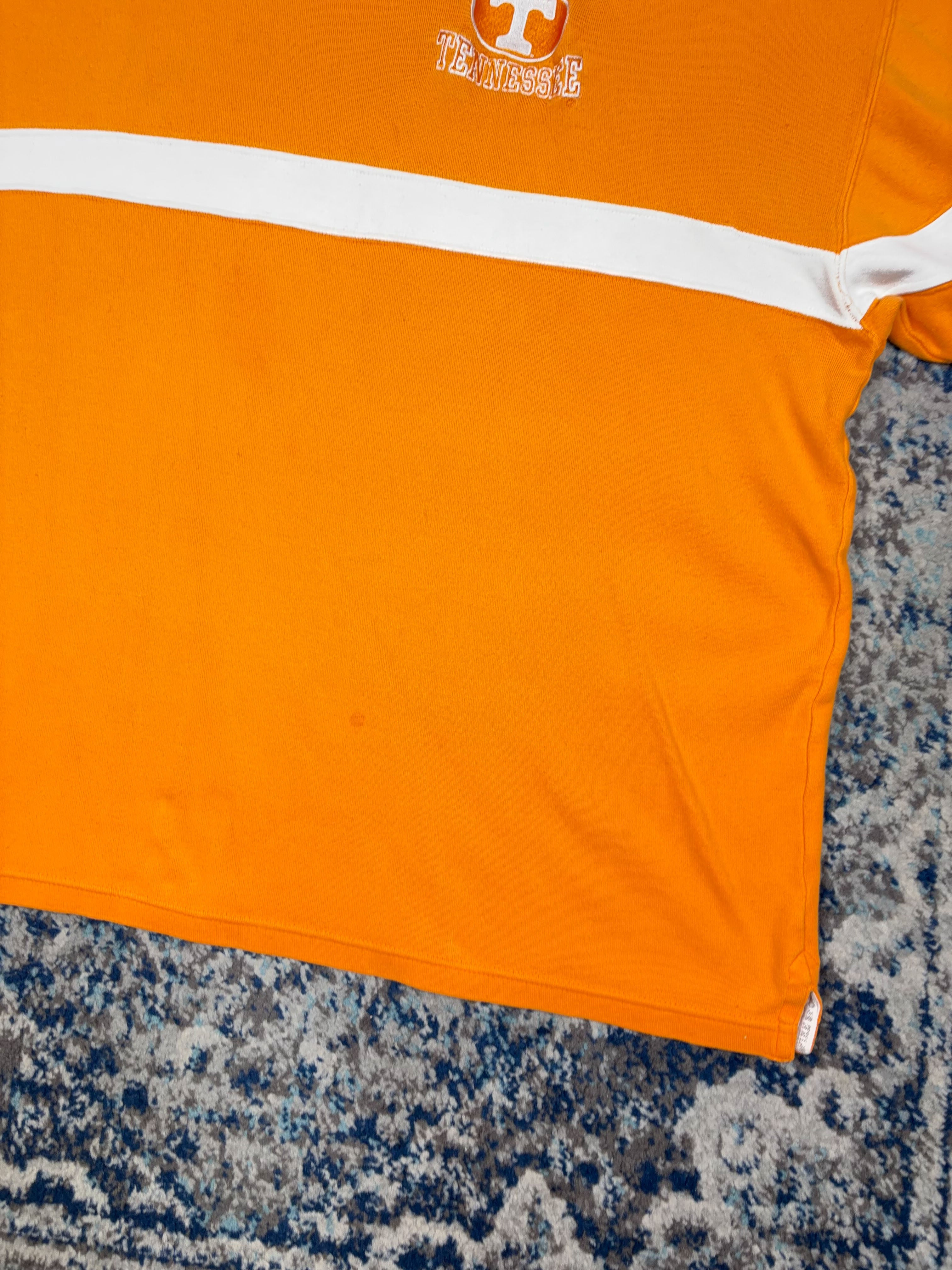 Vintage 90s Tennessee Volunteers NCAA Embroidered Logo Sweatshirt Size Large