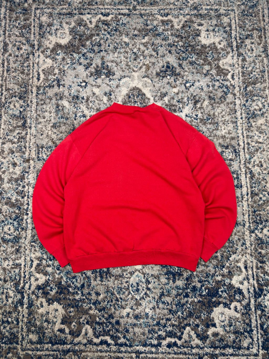 Vintage 90s Detroit Red Wings NHL Logo Graphic Spellout Sweatshirt Size XL
