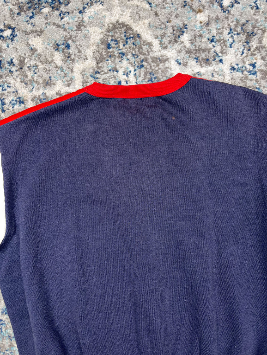 Vintage 80s/90s Ole Miss Rebels NCAA Graphic Spellout Padded Sweatshirt Size Large