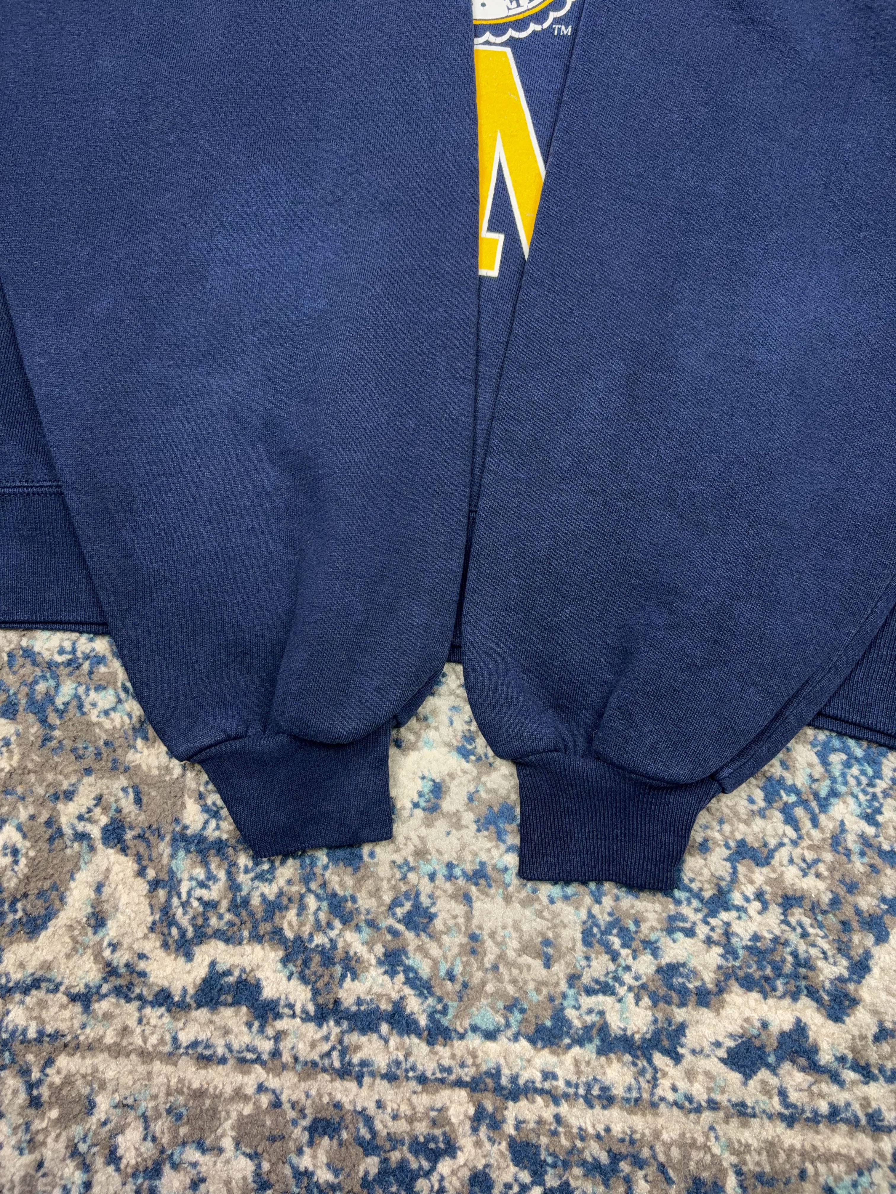 Vintage 90s Notre Dame Fighting Irish NCAA Big Spellout Sweatshirt Size XL
