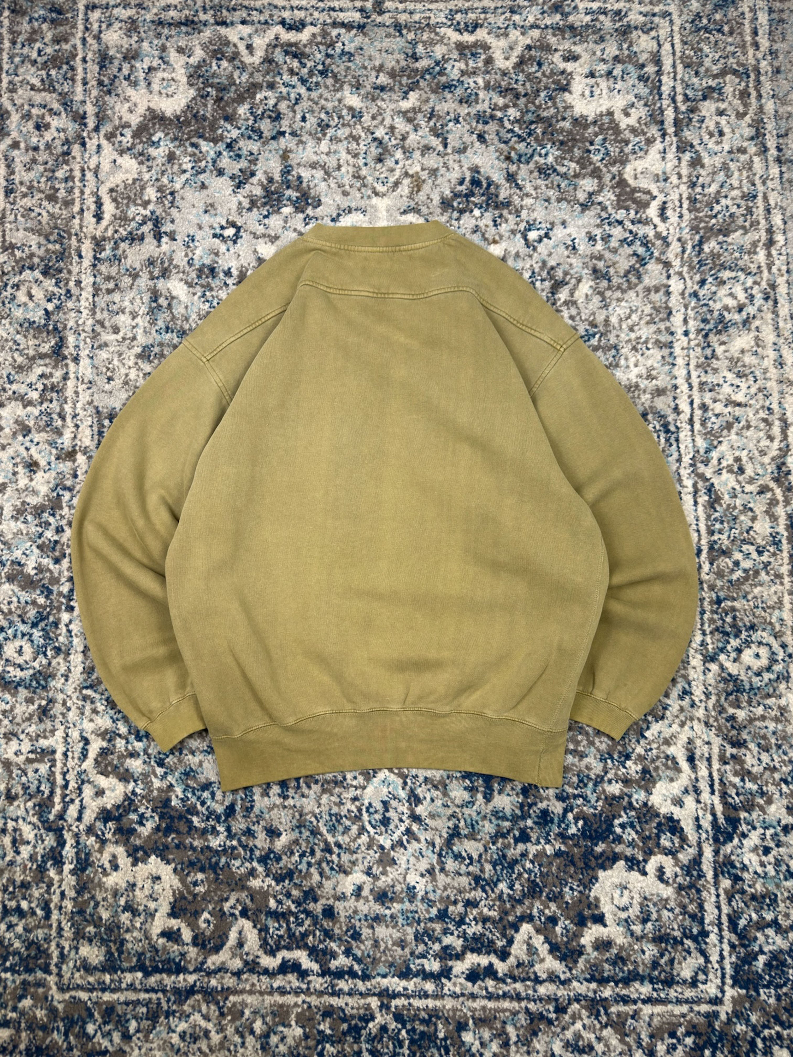 Vintage Green Bay Packers NFL Embroidered Spellout Earth Tone Sweatshirt Size Medium