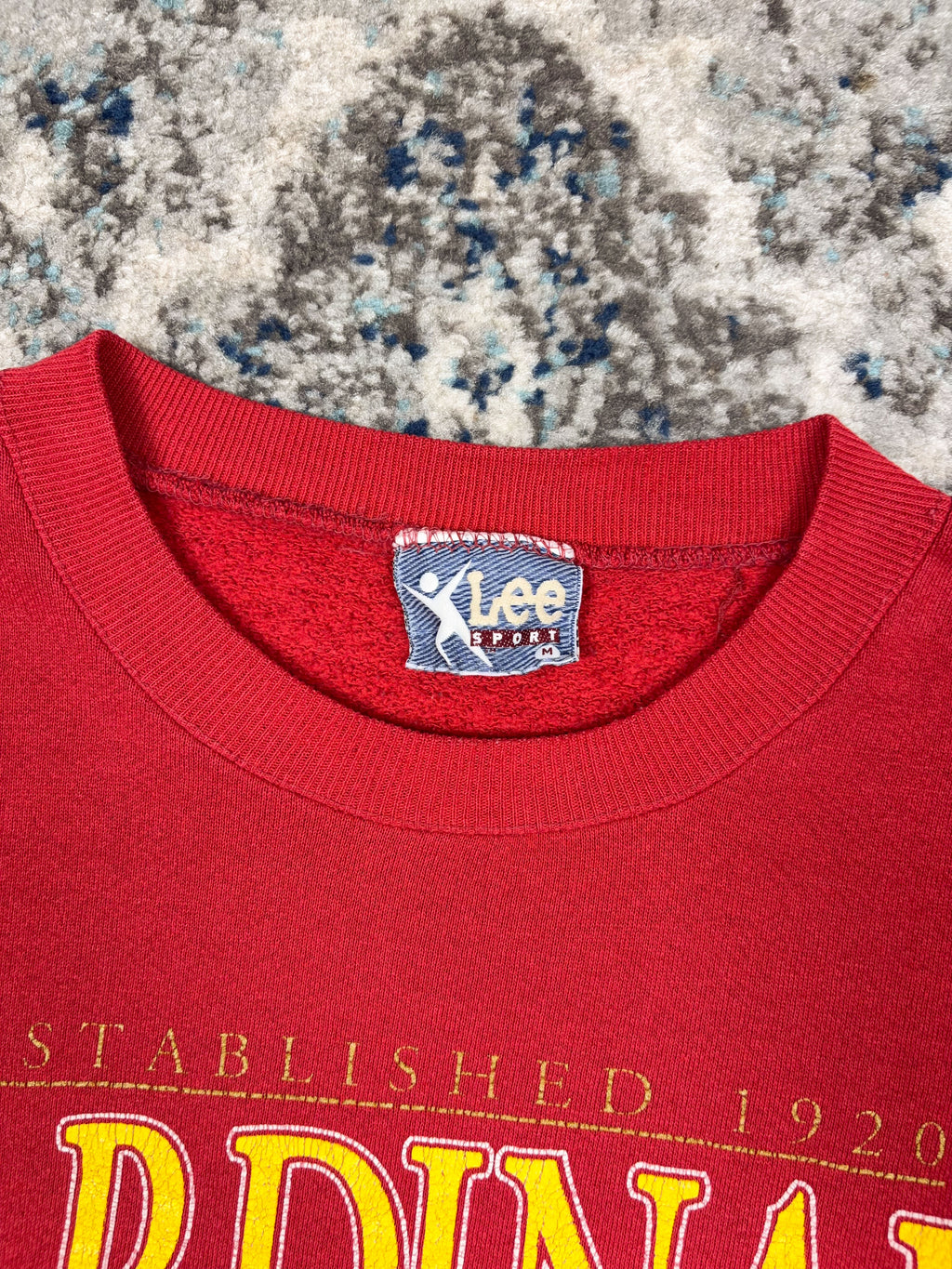 Vintage 1995 Arizona Cardinals NFL Big Logo Spellout Graphic Sweatshirt Size Medium