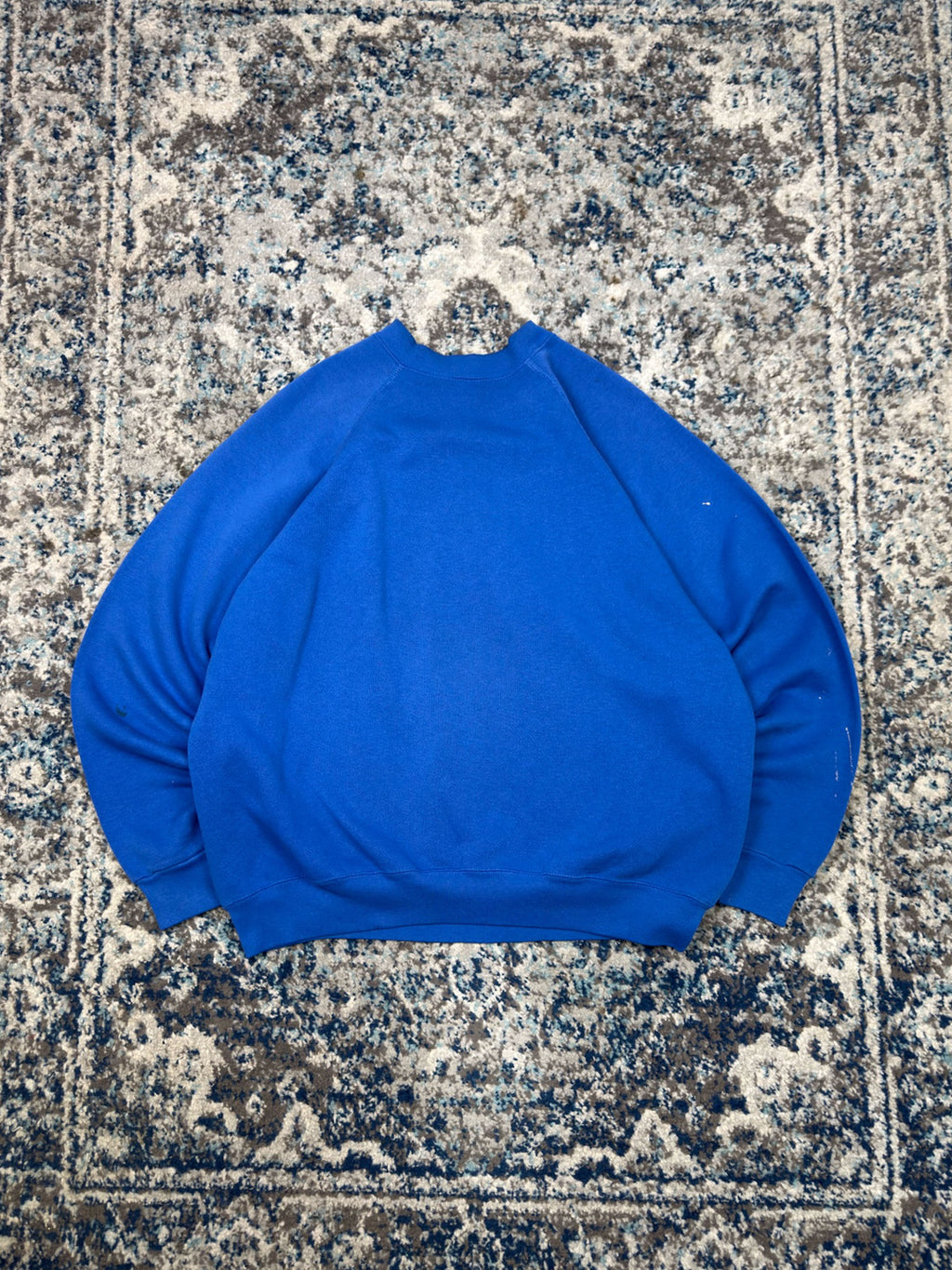 Vintage 80s/90s Duke Blue Devils NCAA Graphic Logo Spellout Crewneck Sweatshirt Size XL
