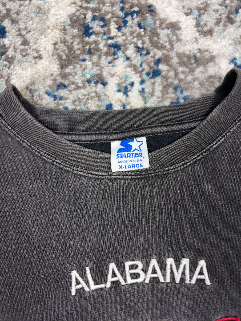 Vintage 90s Alabama Crimson Tide NCAA Embroidered Spellout Logo Sweatshirt Size XL