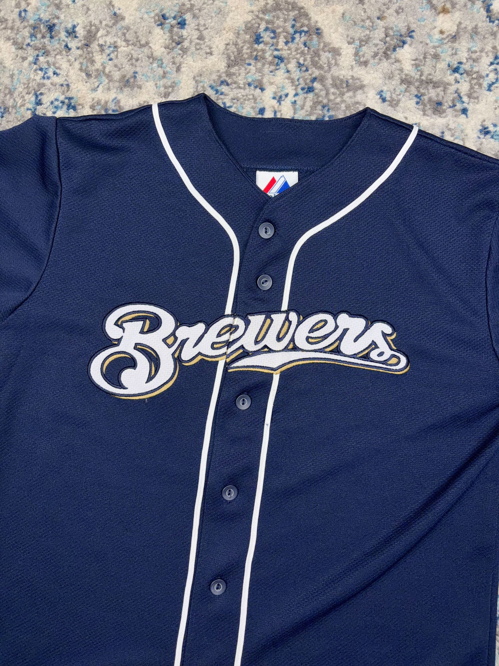 Ryan Braun #8 Milwaukee Brewers MLB Embroidered Script Baseball Jersey Size Small