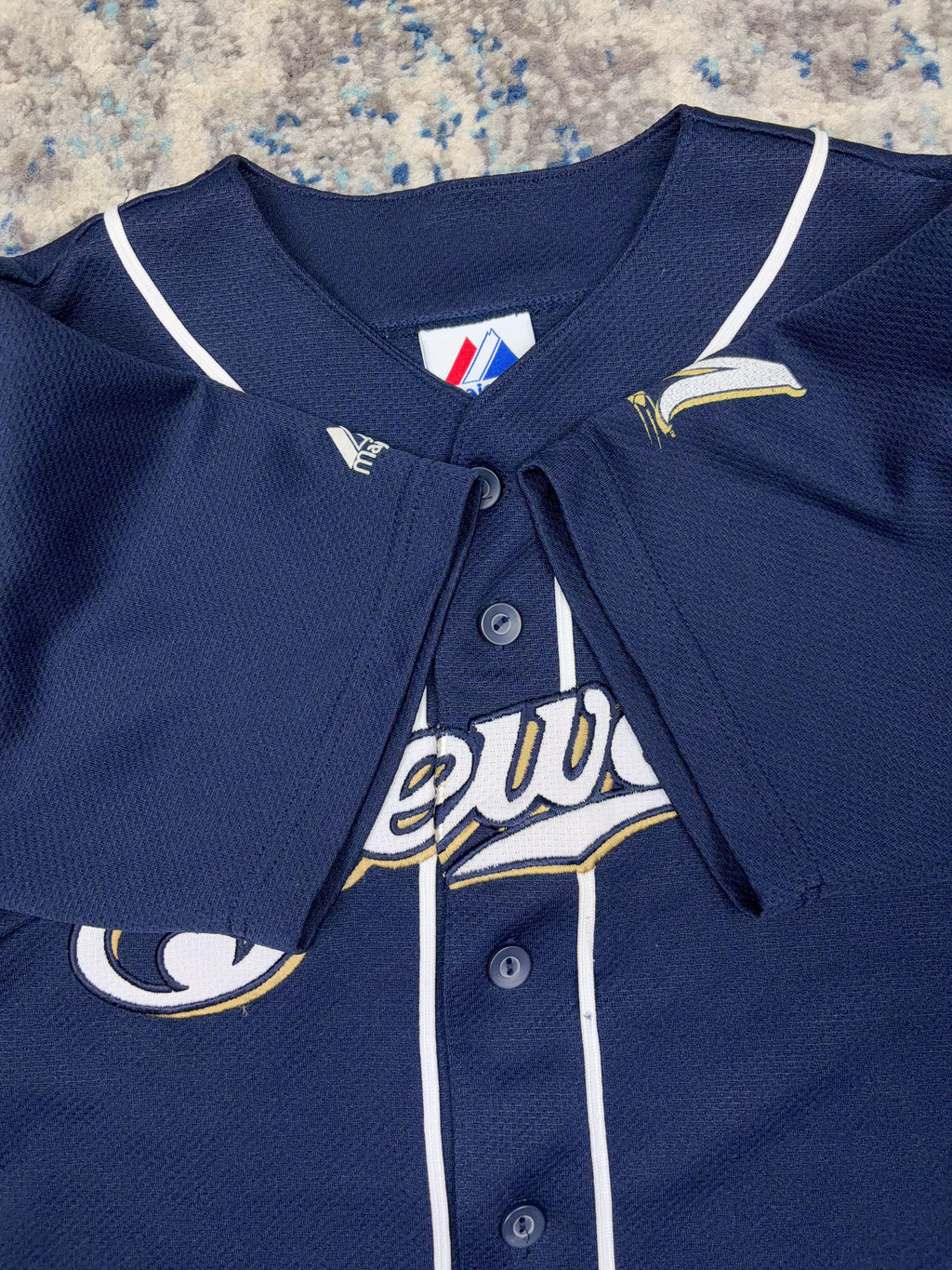 Ryan Braun #8 Milwaukee Brewers MLB Embroidered Script Baseball Jersey Size Small