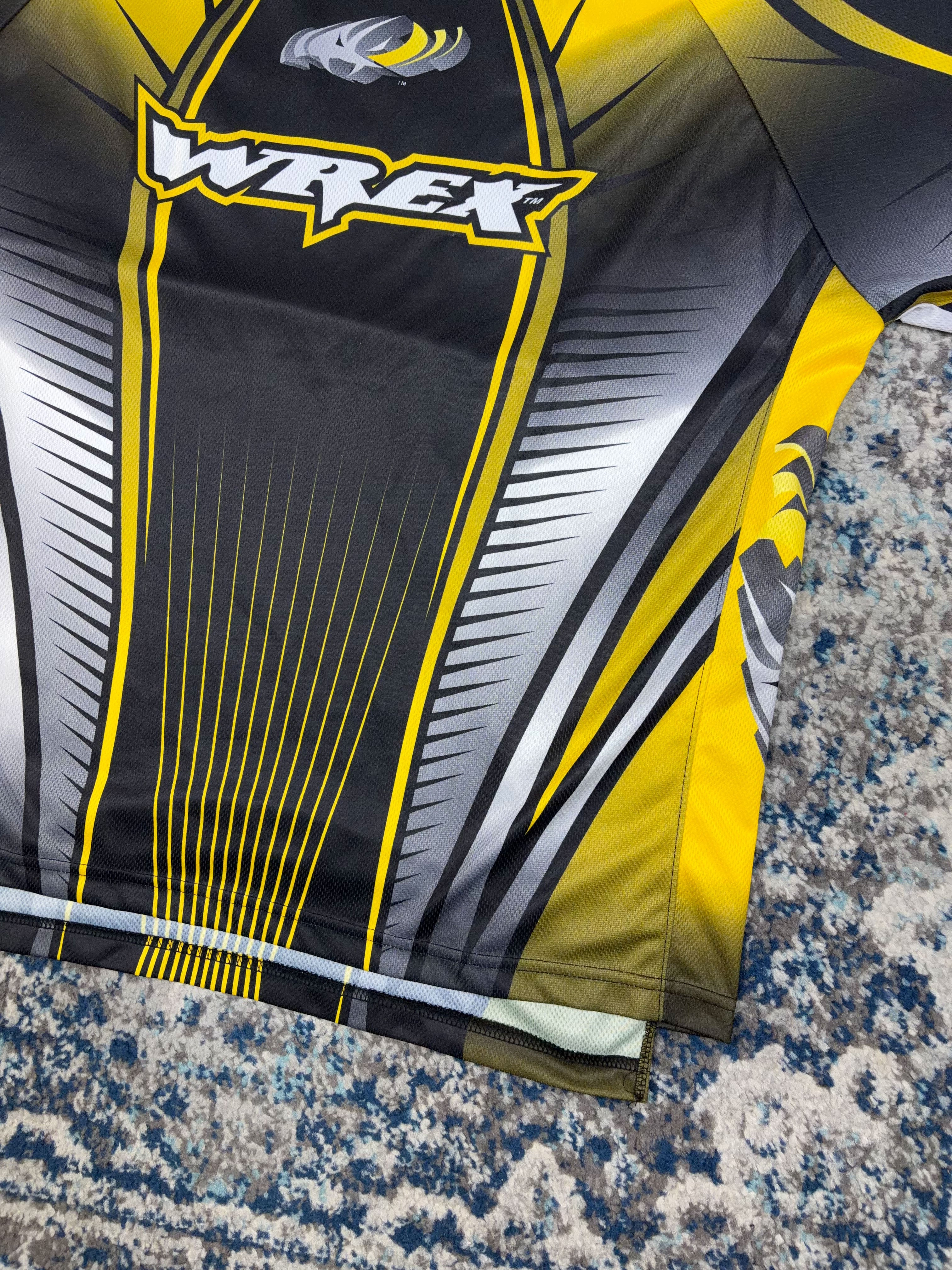 Vintage Wrex Gear 3D Logo Long Sleeve Motocross Jersey Size Large