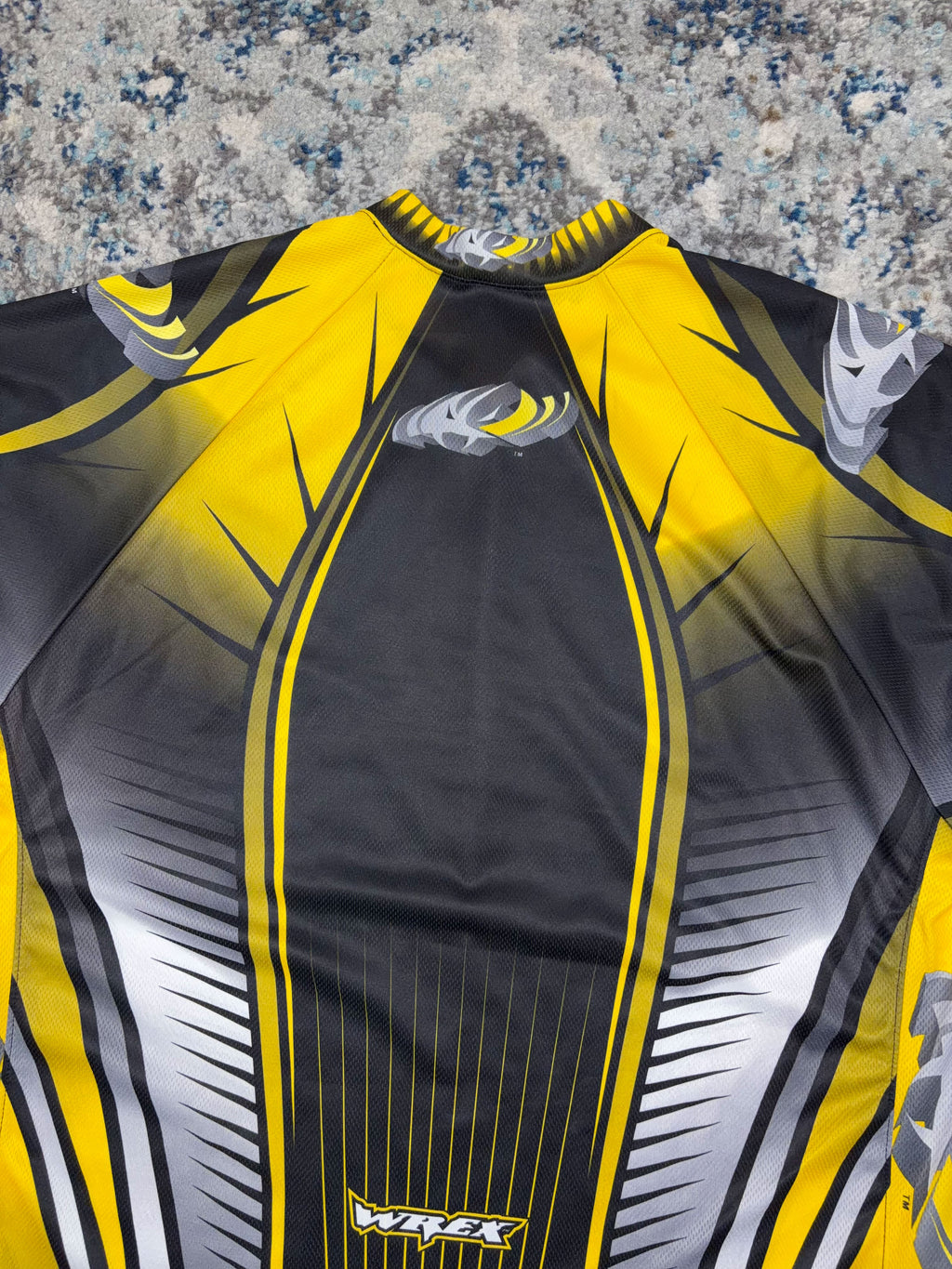 Vintage Wrex Gear 3D Logo Long Sleeve Motocross Jersey Size Large