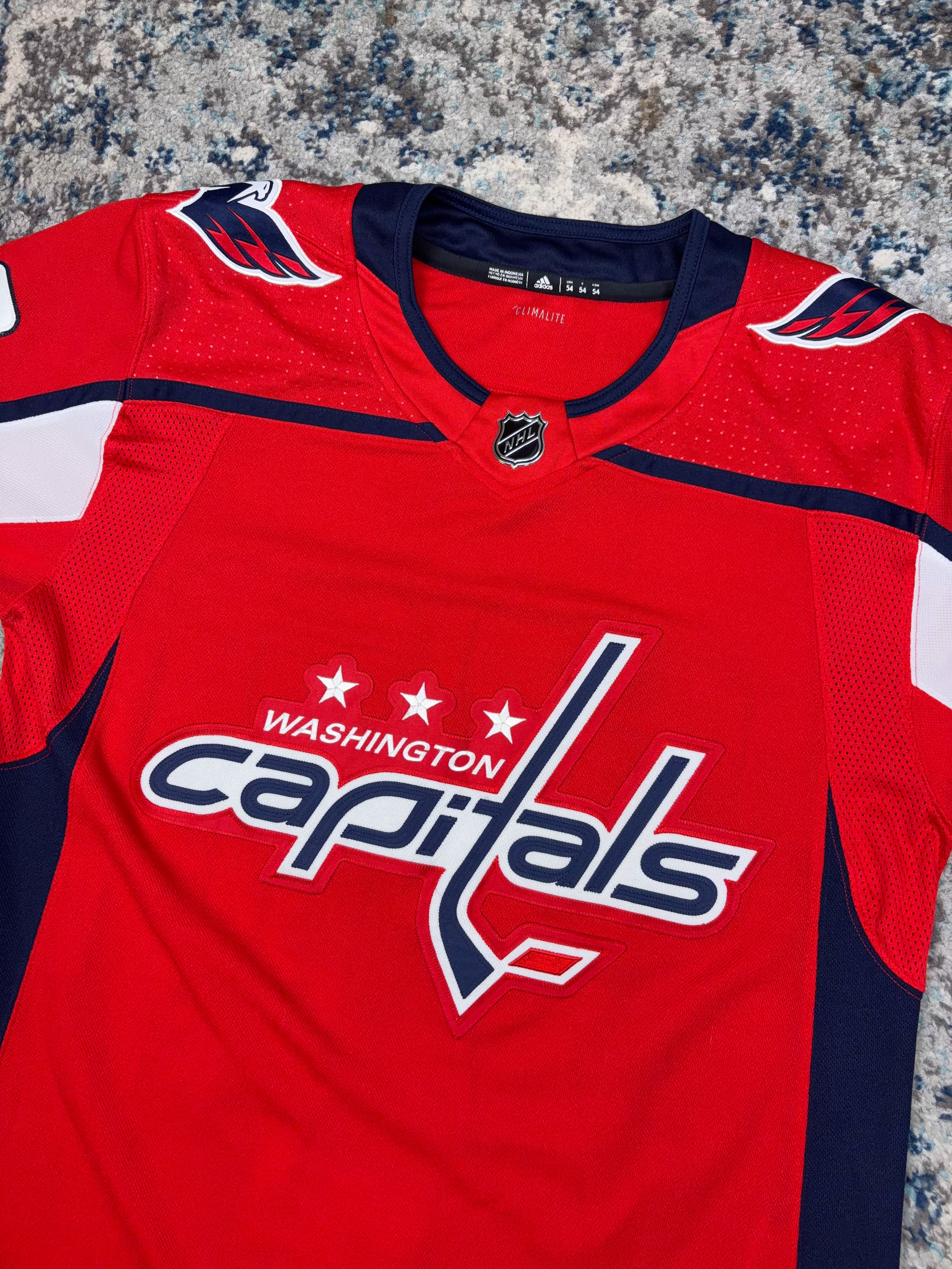 Braeden Holtby #70 Washington Capitals NHL Adidas Fight Strap Hockey Jersey Size XL