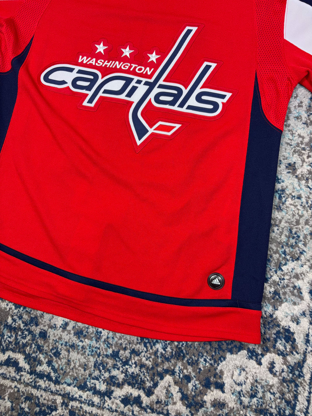 Braeden Holtby #70 Washington Capitals NHL Adidas Fight Strap Hockey Jersey Size XL