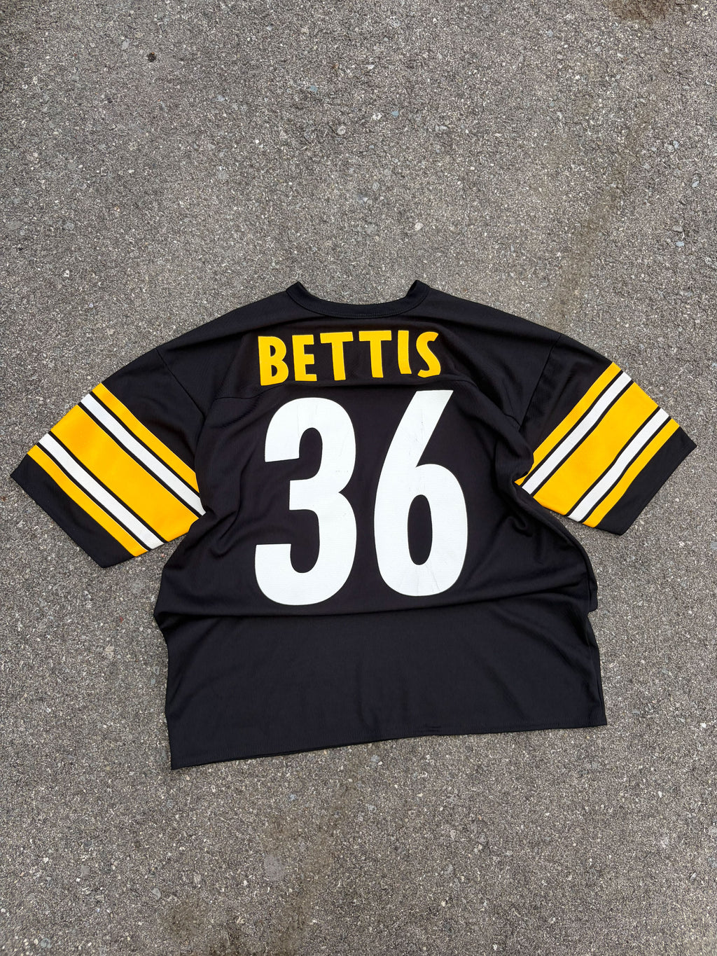 Vintage Jerome Bettis #36 Pittsburgh Steelers NFL Logo 7 Football Jersey Size Large