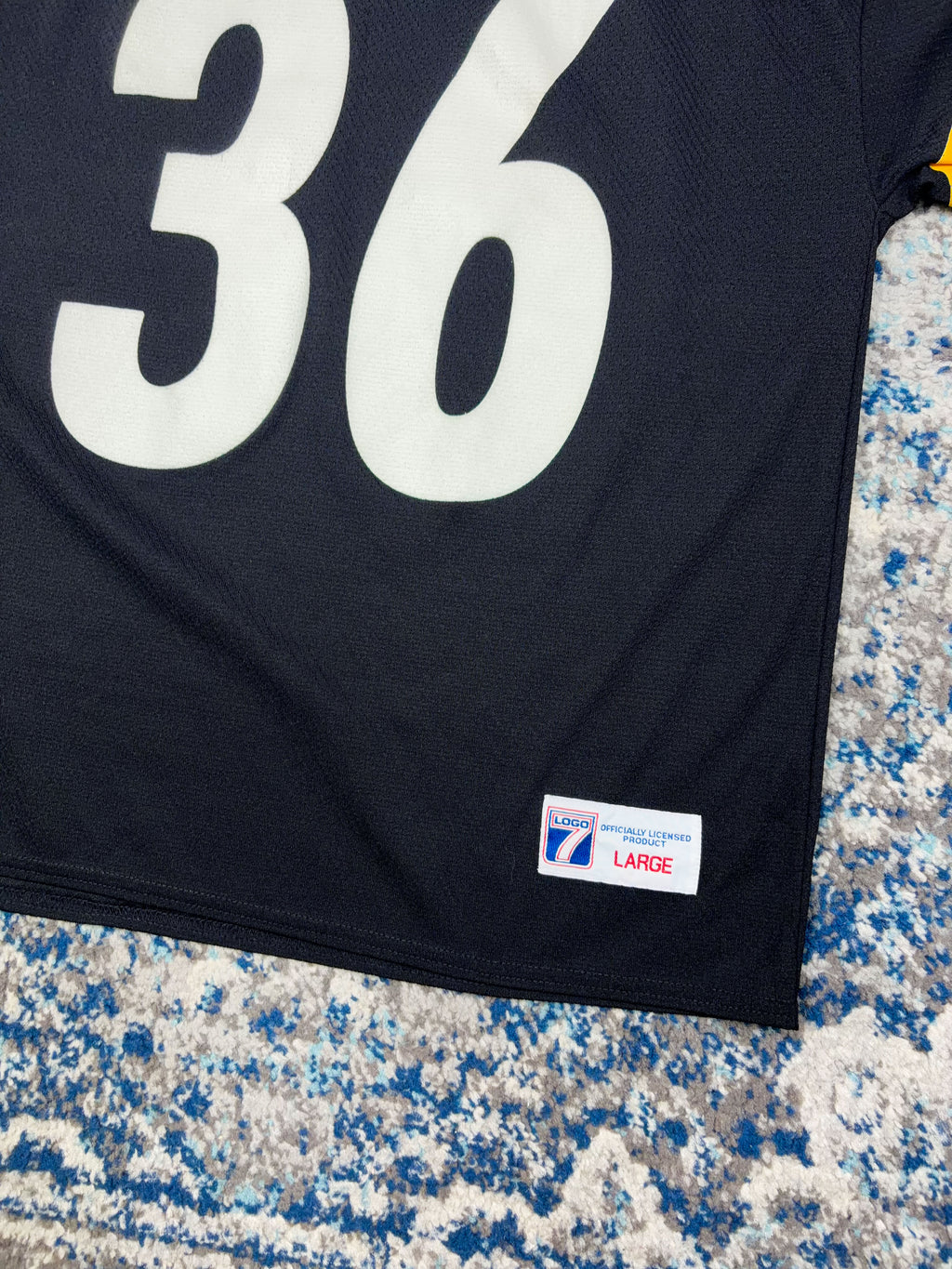 Vintage Jerome Bettis #36 Pittsburgh Steelers NFL Logo 7 Football Jersey Size Large