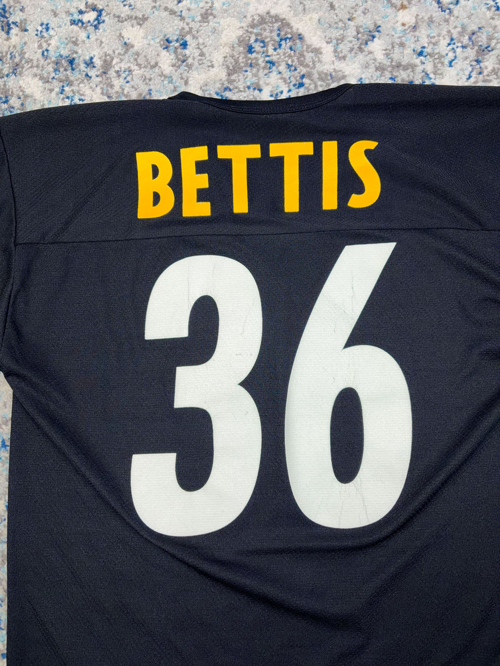 Vintage Jerome Bettis #36 Pittsburgh Steelers NFL Logo 7 Football Jersey Size Large