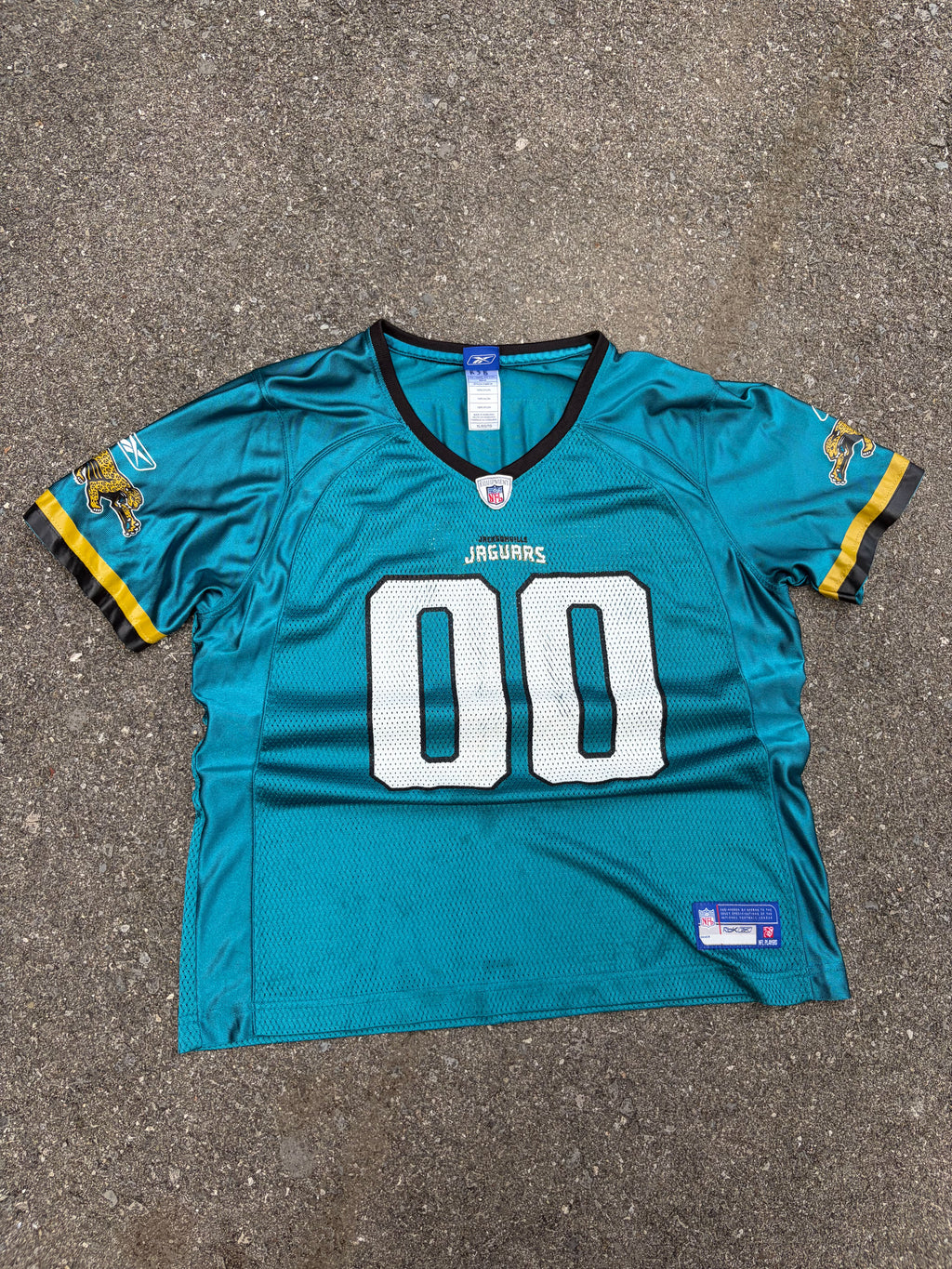 Vintage Jacksonville Jaguars #00 NFL Reebok Football Jersey Size XL YOUTH
