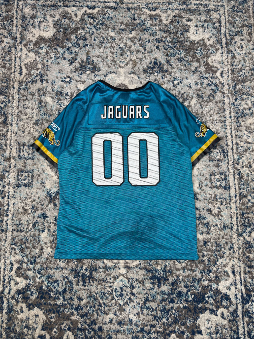 Vintage Jacksonville Jaguars #00 NFL Reebok Football Jersey Size XL YOUTH