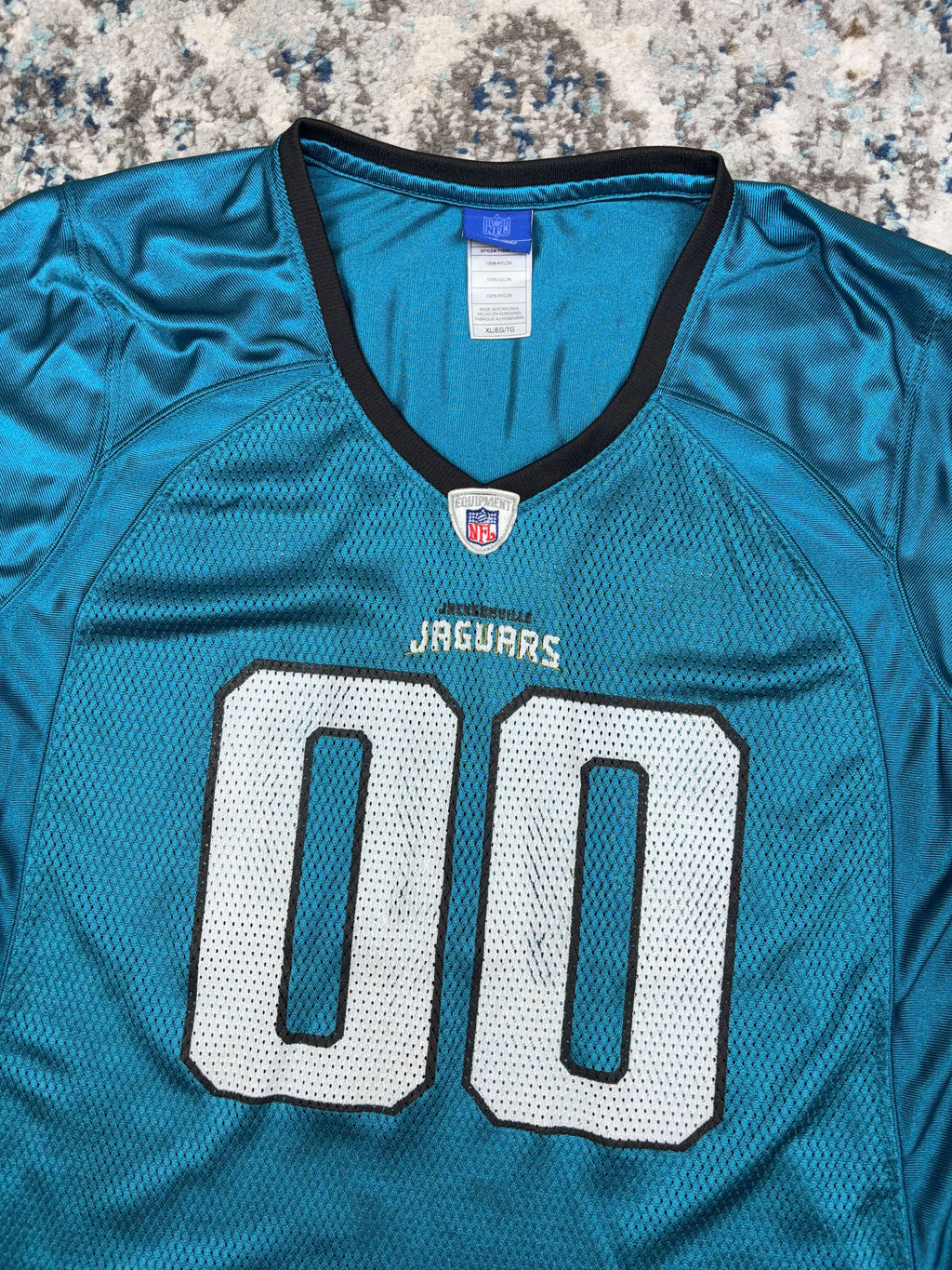 Vintage Jacksonville Jaguars #00 NFL Reebok Football Jersey Size XL YOUTH