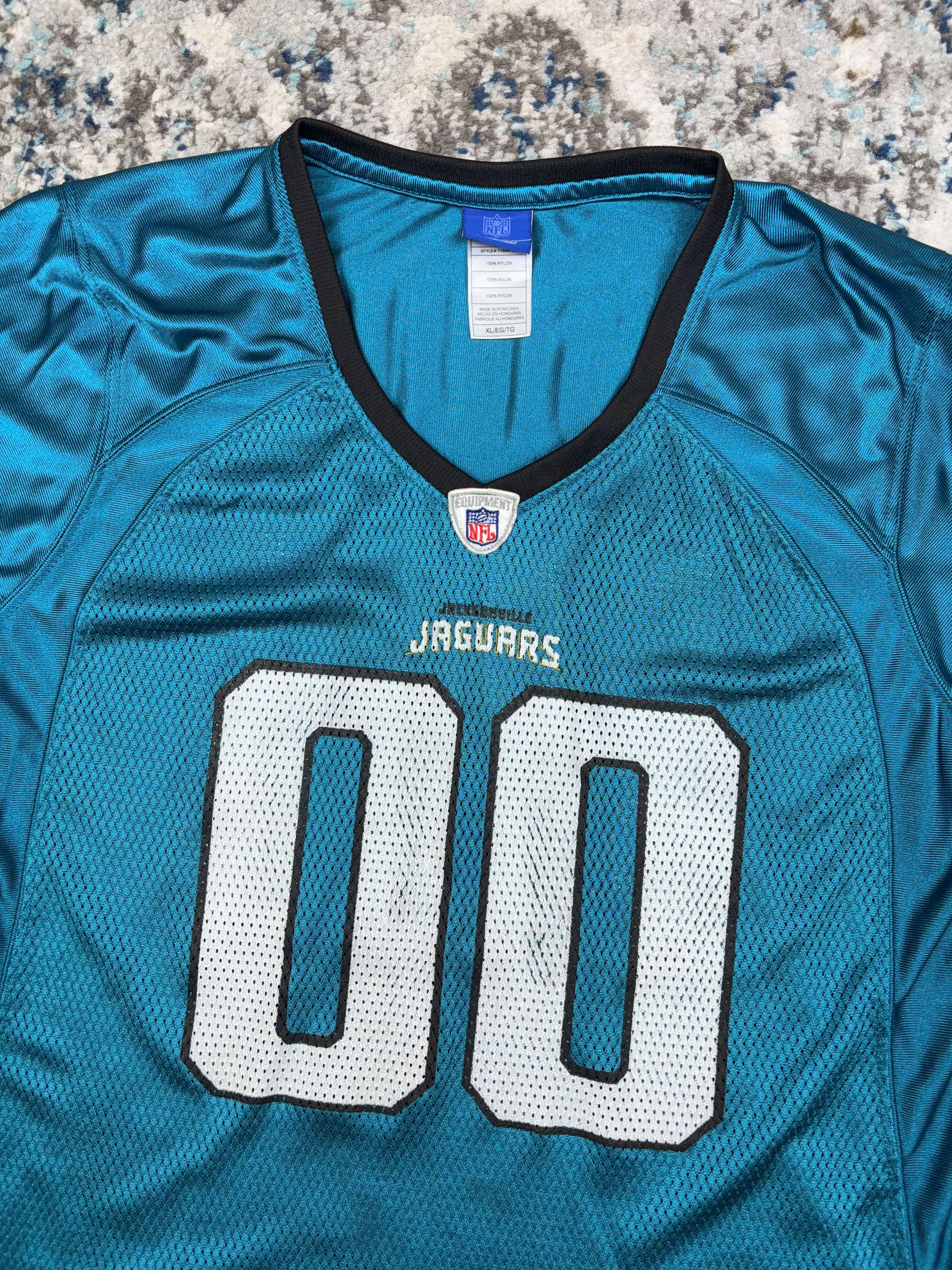 Vintage Jacksonville Jaguars #00 NFL Reebok Football Jersey Size XL YOUTH
